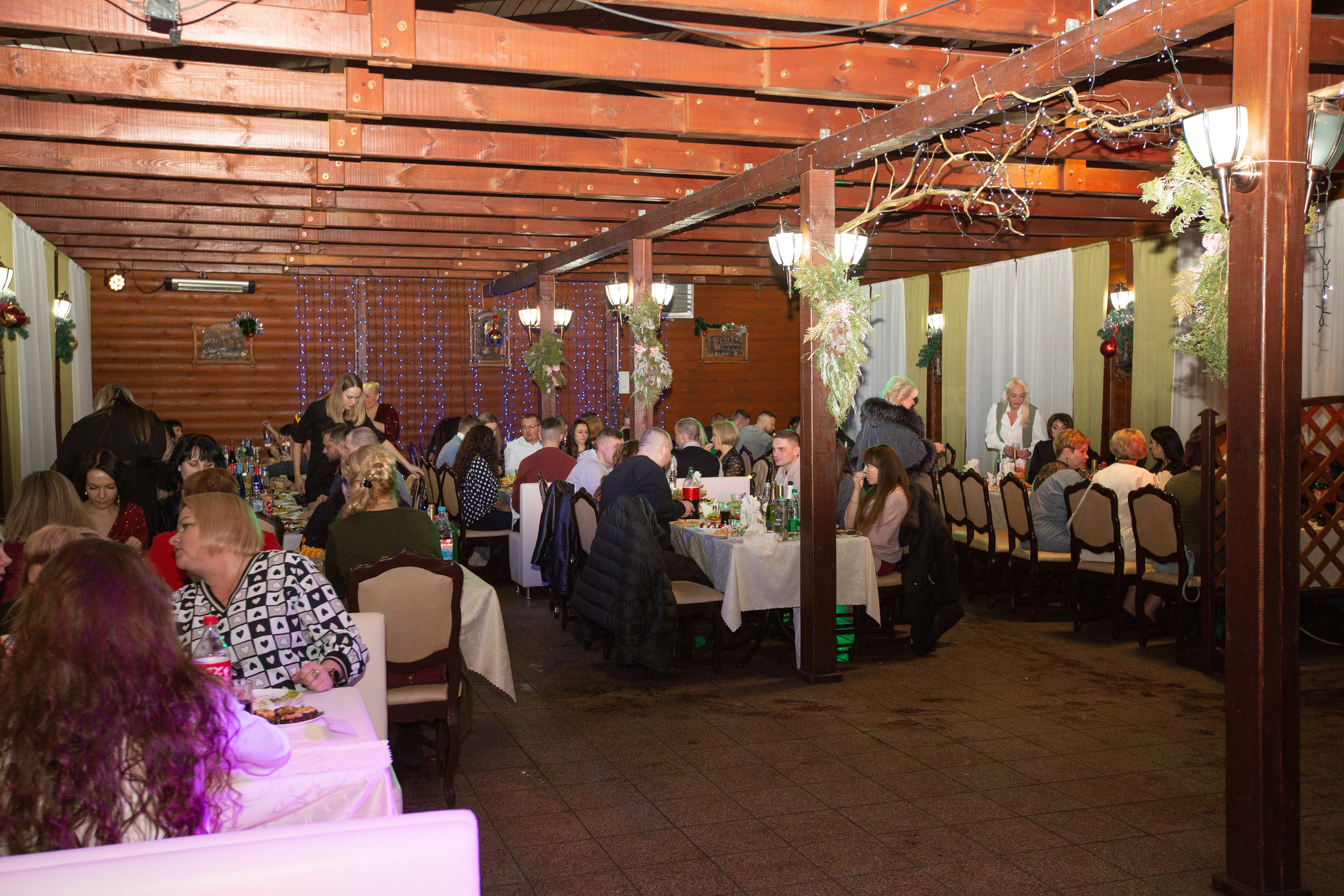 Новогодние корпоративы в кафе Карлион. Свадебный фотограф в Барановичах Вячеслав Шах-Гусейнов, фотошкола