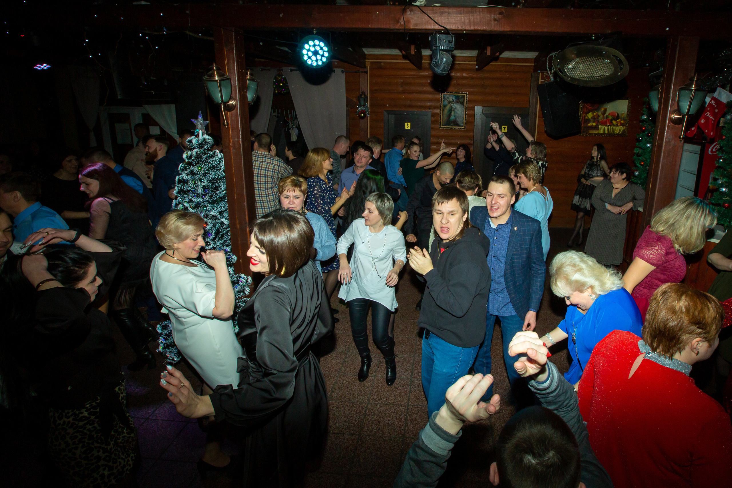 Новогодние корпоративы в кафе Карлион. Свадебный фотограф в Барановичах Вячеслав Шах-Гусейнов, фотошкола