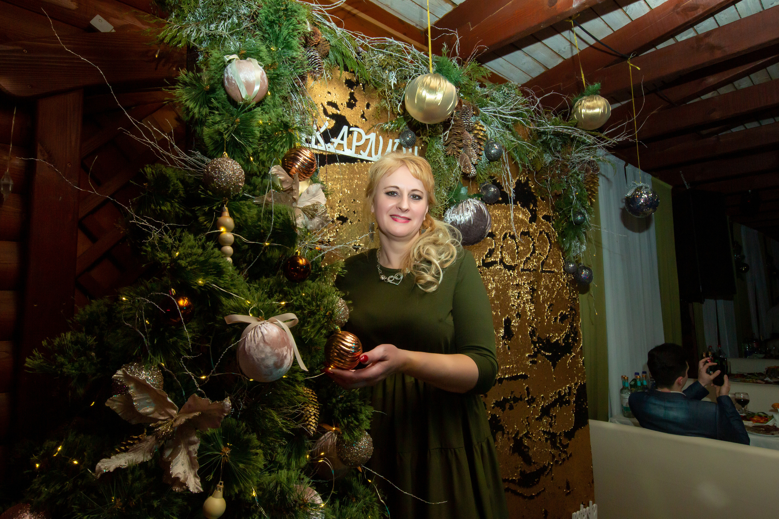 Новогодние корпоративы в кафе Карлион. Свадебный фотограф в Барановичах Вячеслав Шах-Гусейнов, фотошкола