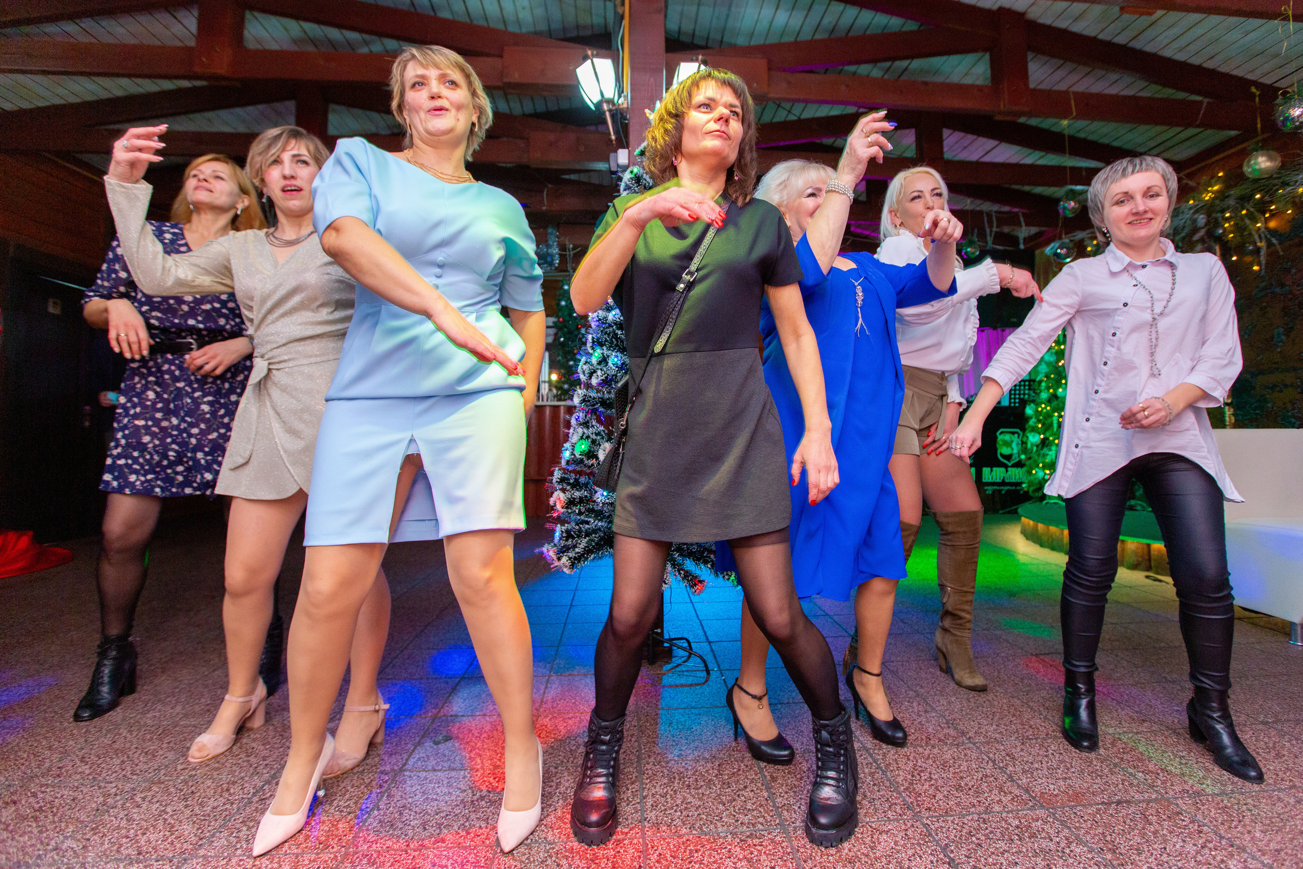 Новогодние корпоративы в кафе Карлион. Свадебный фотограф в Барановичах Вячеслав Шах-Гусейнов, фотошкола