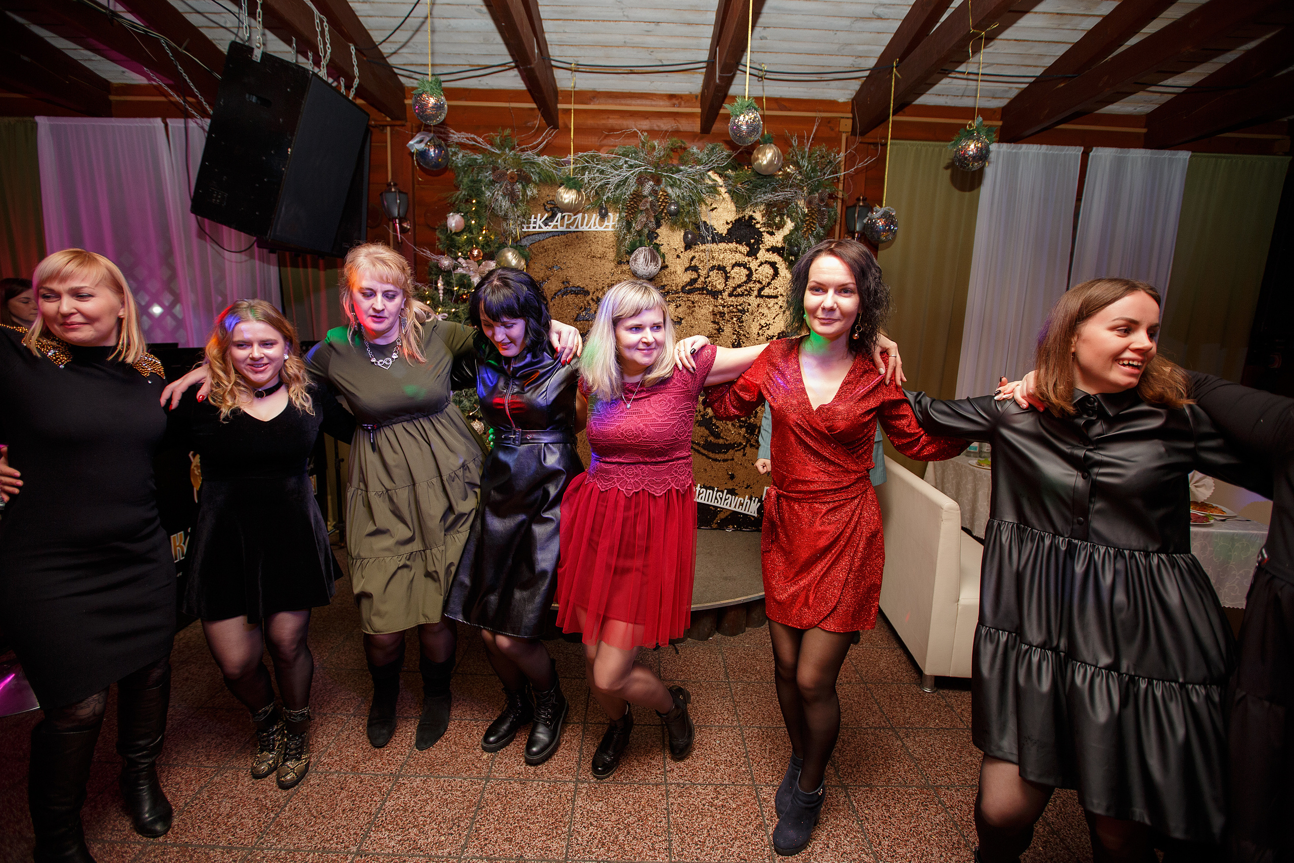 Новогодние корпоративы в кафе Карлион. Свадебный фотограф в Барановичах Вячеслав Шах-Гусейнов, фотошкола