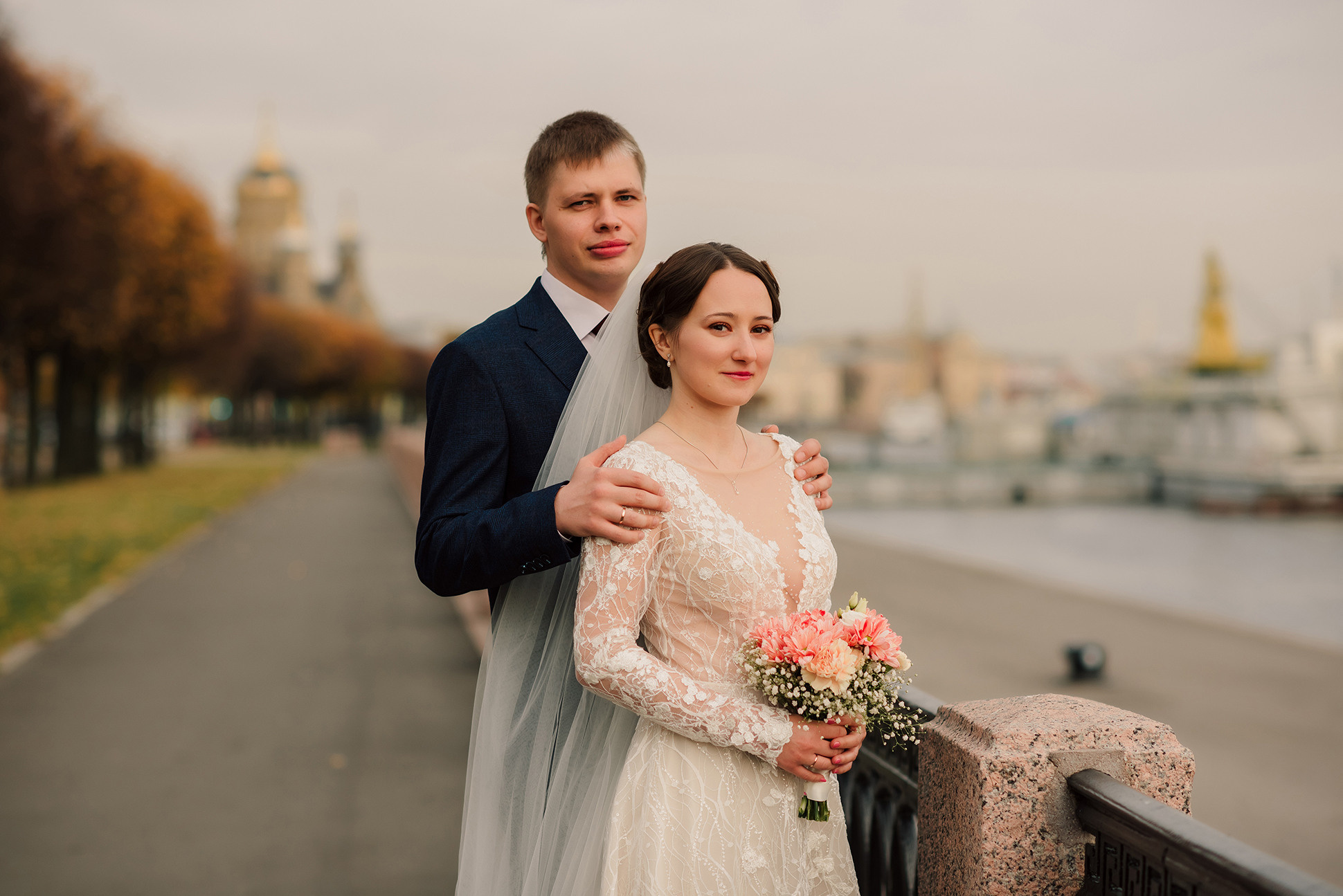 Даша и Илья. Осенний город. Семейный и Свадебный фотограф. Санкт-Петербург. Пушкин