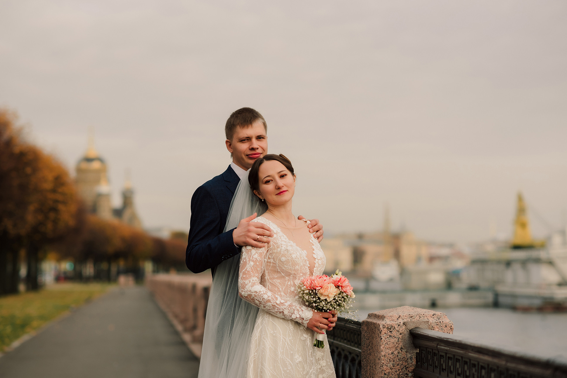 Даша и Илья. Осенний город. Семейный и Свадебный фотограф. Санкт-Петербург. Пушкин