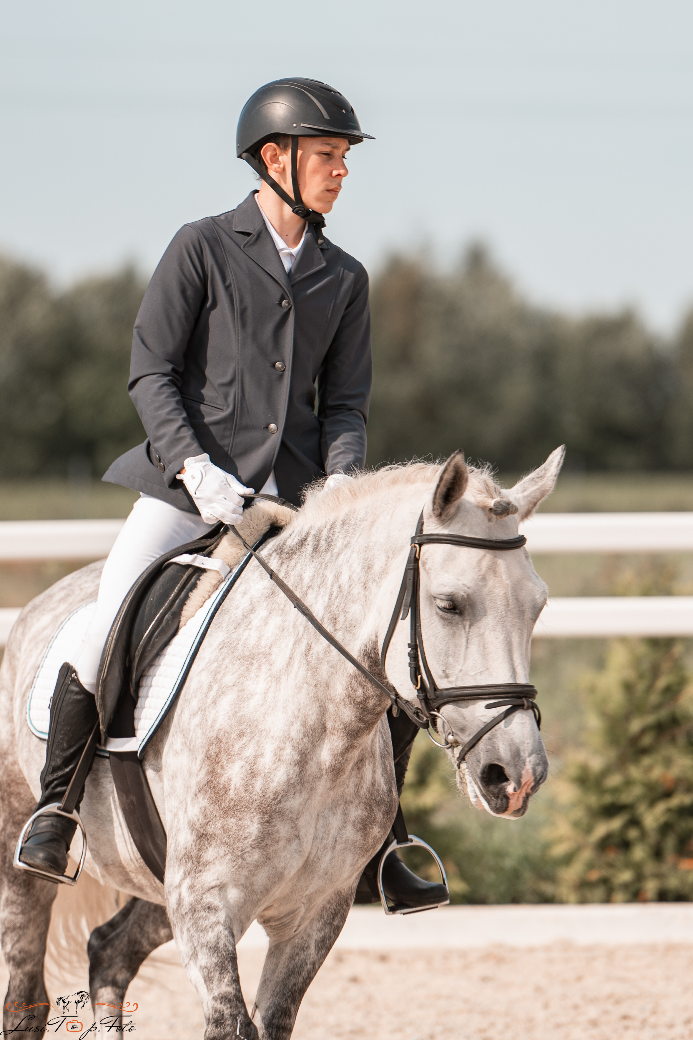 Открытая тренировка по выездке в КК Equipark. Конный и фотограф с животными в Твери Топталова Люся