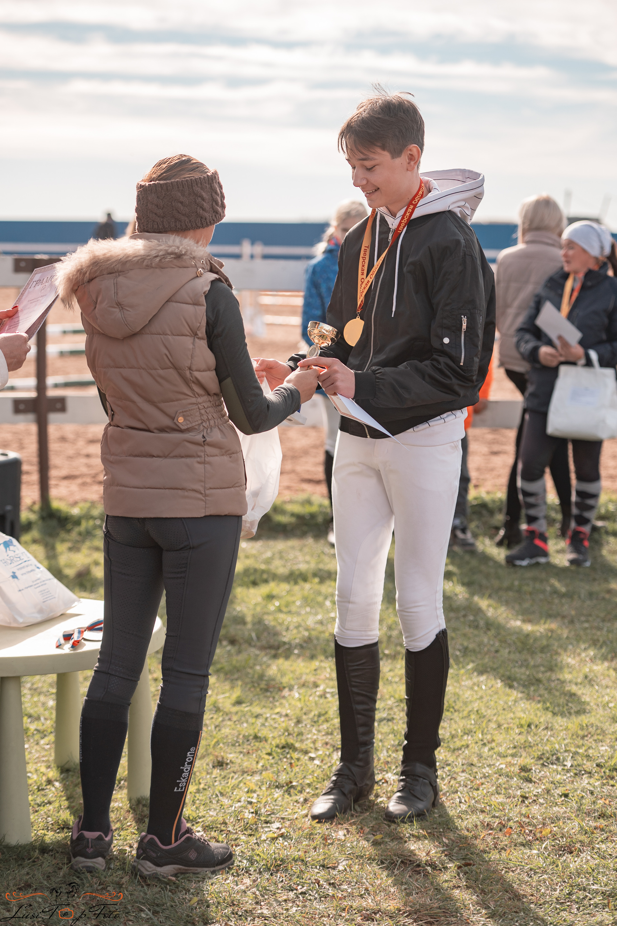 Открытая тренировка КК «Резвая». Конный и фотограф с животными в Твери Топталова Люся