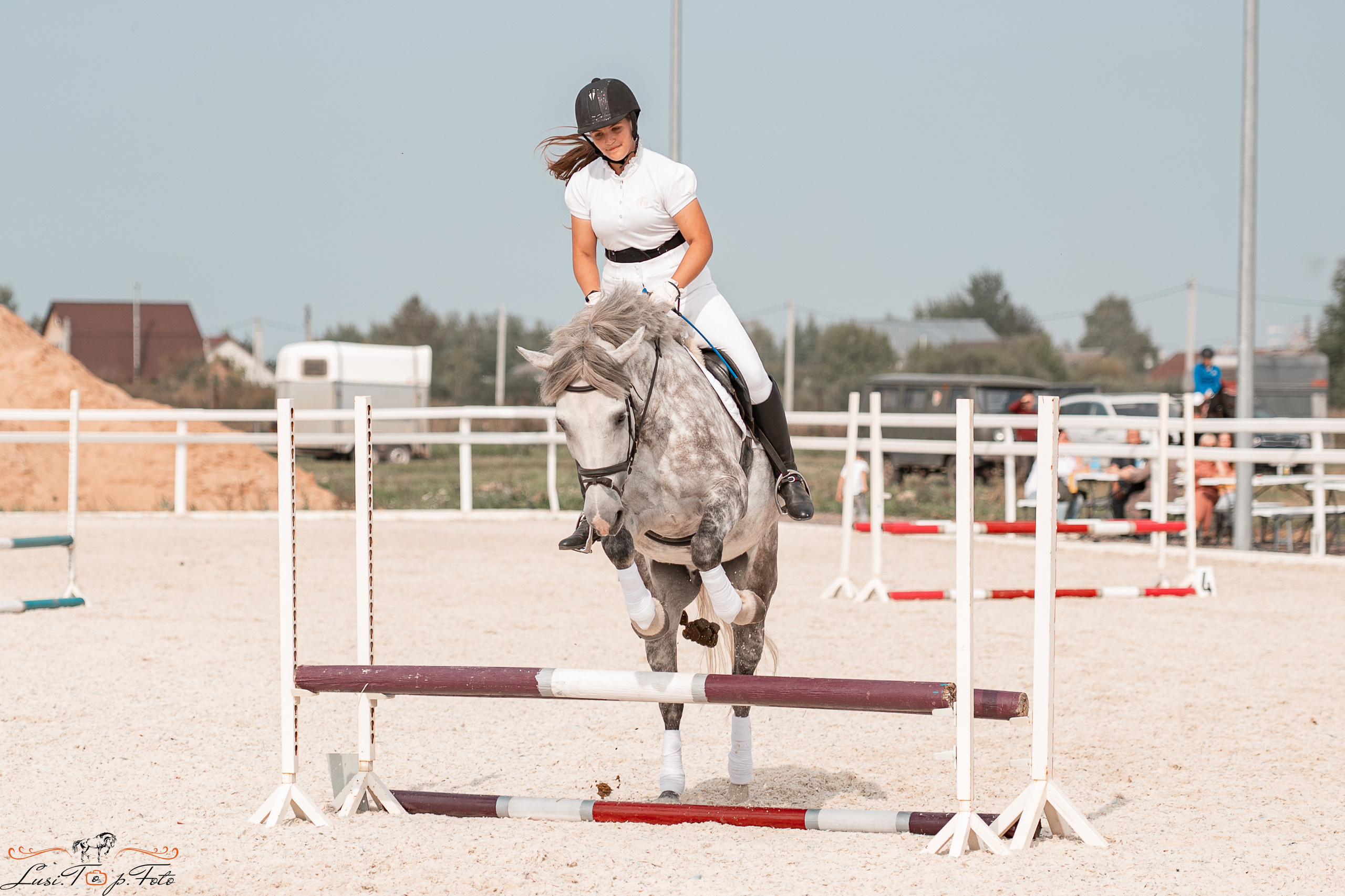 Открытая тренировка по конкуру в КК Equipark. Конный и фотограф с животными в Твери Топталова Люся