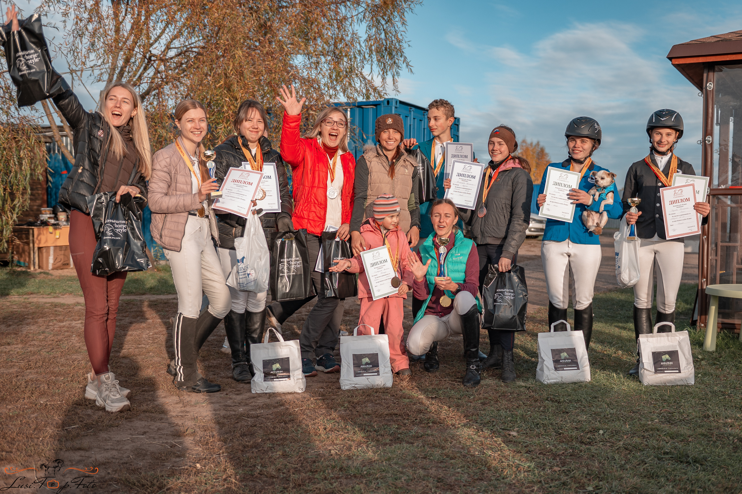 Открытая тренировка КК «Резвая». Конный и фотограф с животными в Твери Топталова Люся