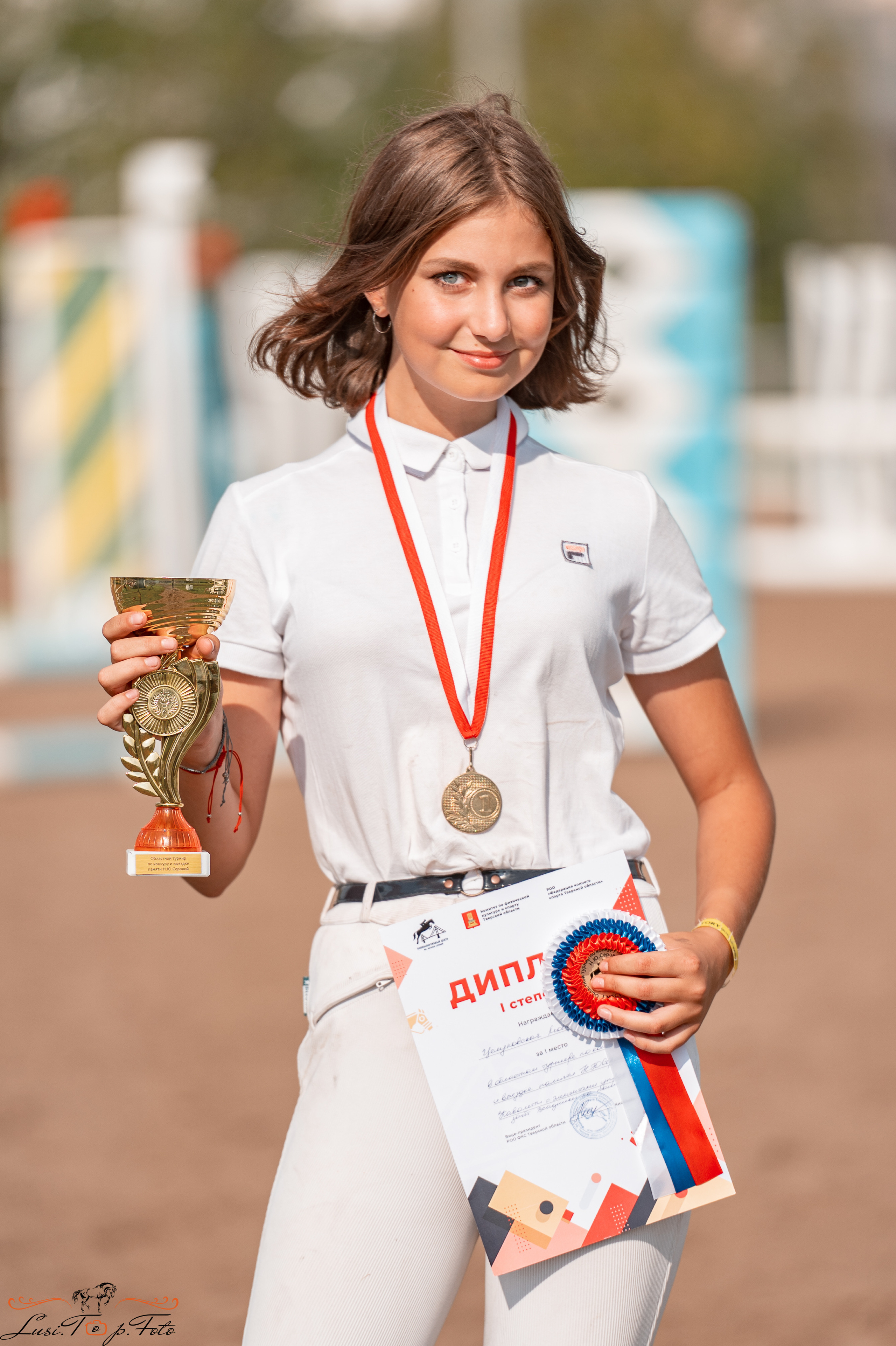 Турнир по выездке и конкуру памяти Н. Ю. Серовой (второй день — конкур). Конный и фотограф с животными в Твери Топталова Люся