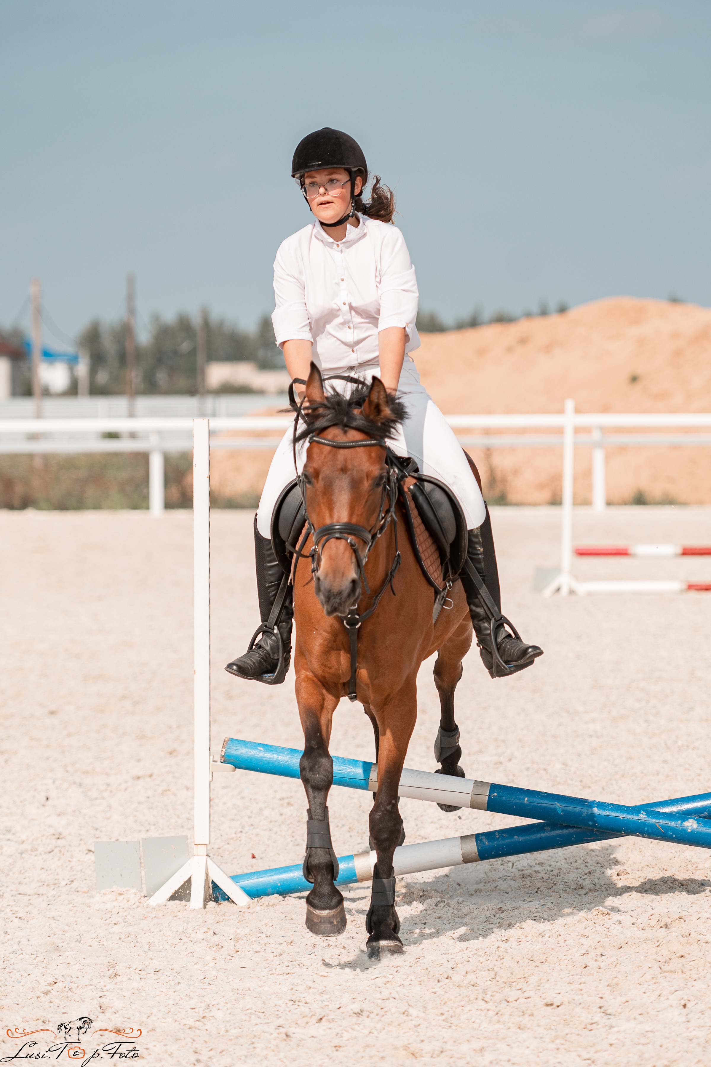Открытая тренировка по конкуру в КК Equipark. Конный и фотограф с животными в Твери Топталова Люся