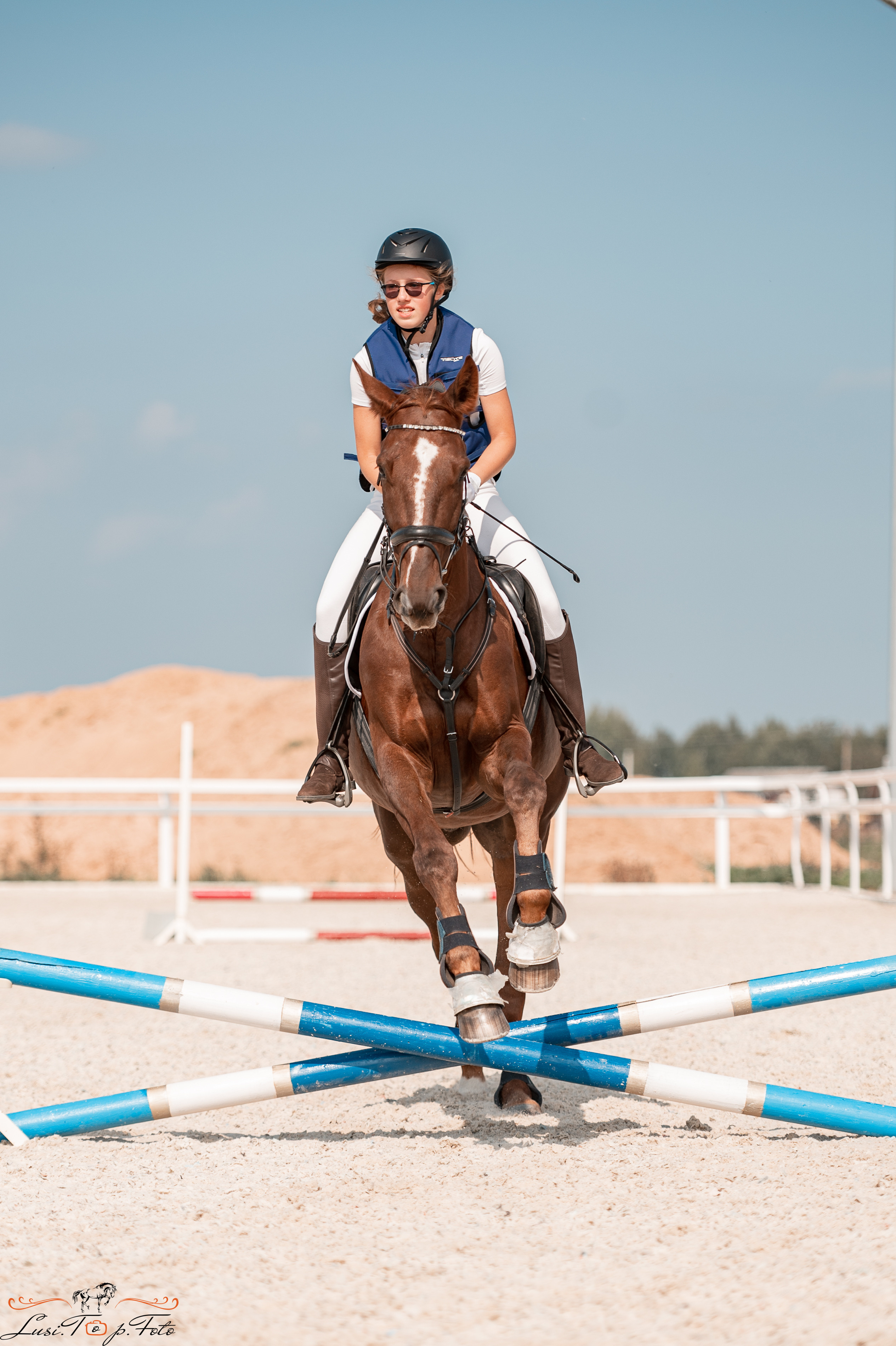 Открытая тренировка по конкуру в КК Equipark. Конный и фотограф с животными в Твери Топталова Люся