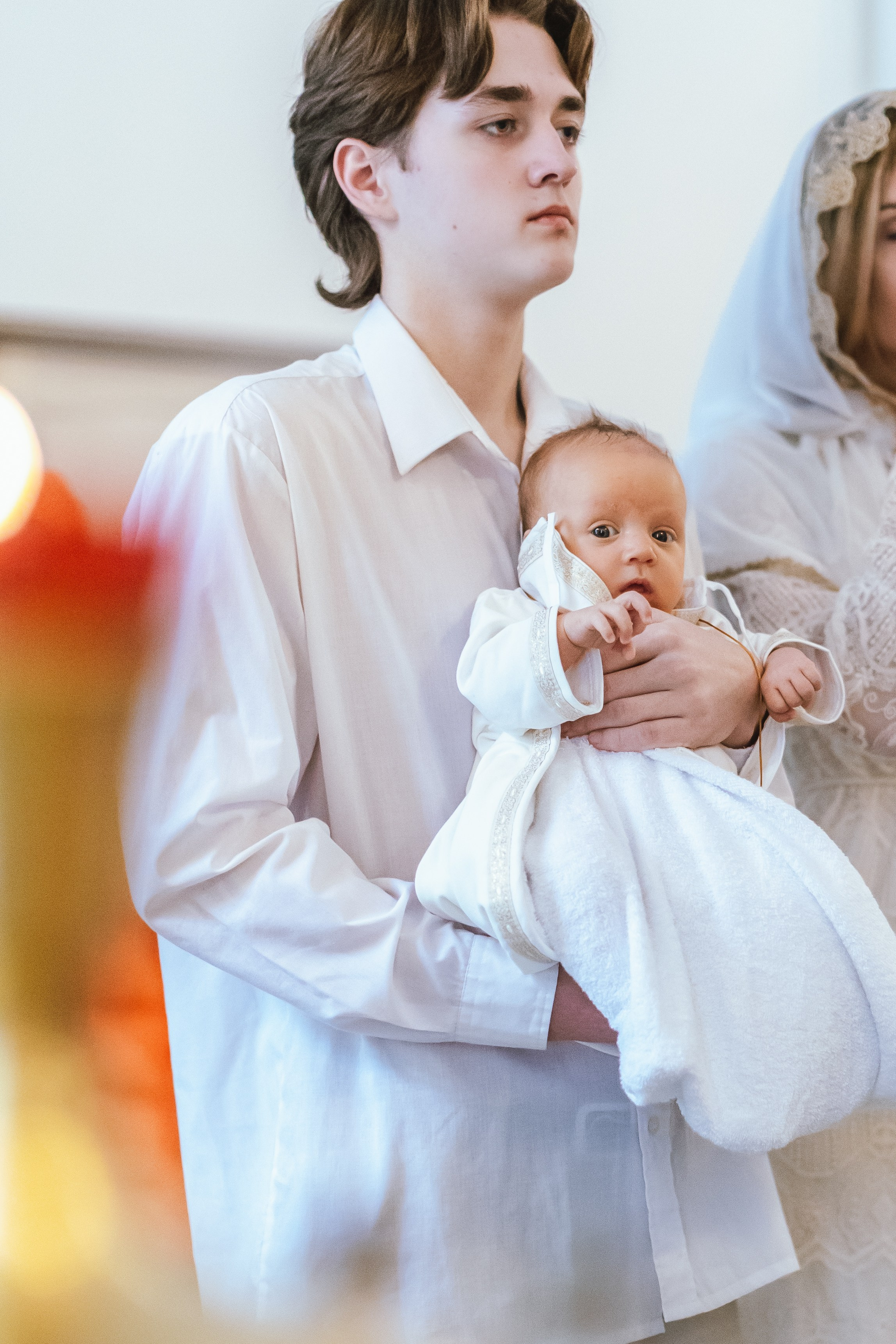 Фотосессия крещения в г. Московский. Фото и видео Москва. Свадебный фотограф, видеограф, фотосессии, видеосъемка