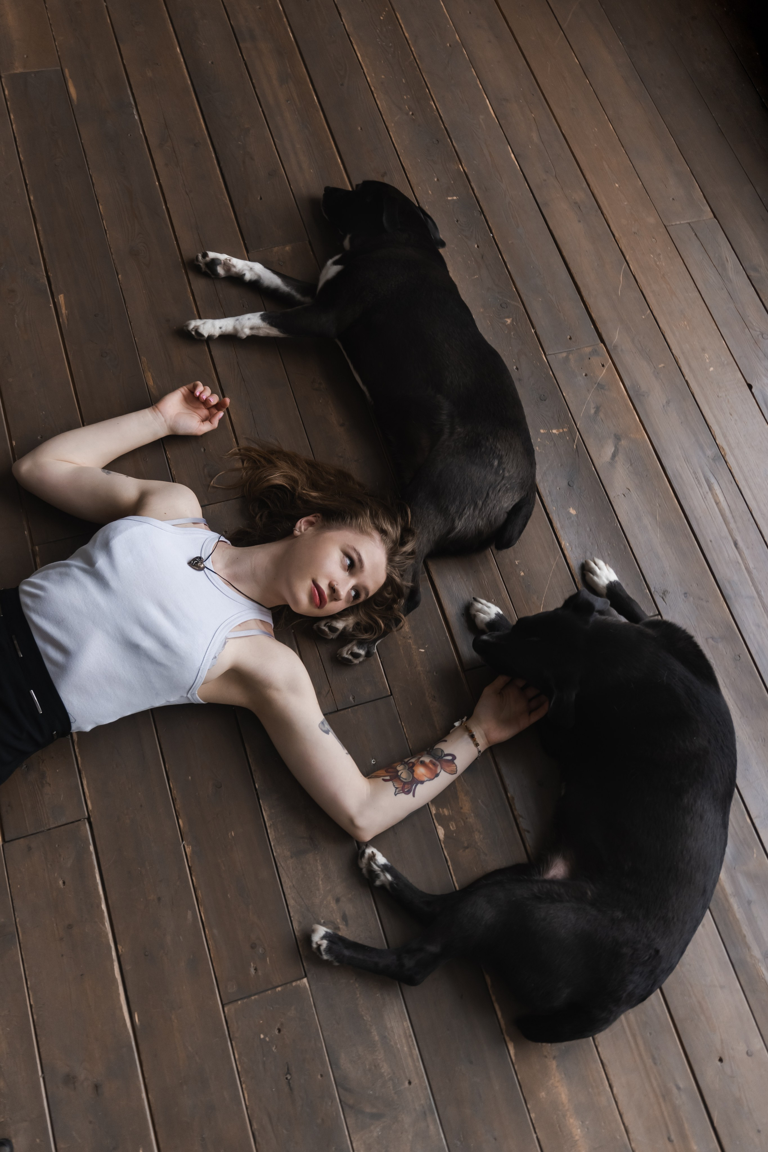 Фотосъемка Ангелины с питомцами. Портретный и репортажный фотограф в Санкт-Петербурге | Валерия Кайряк