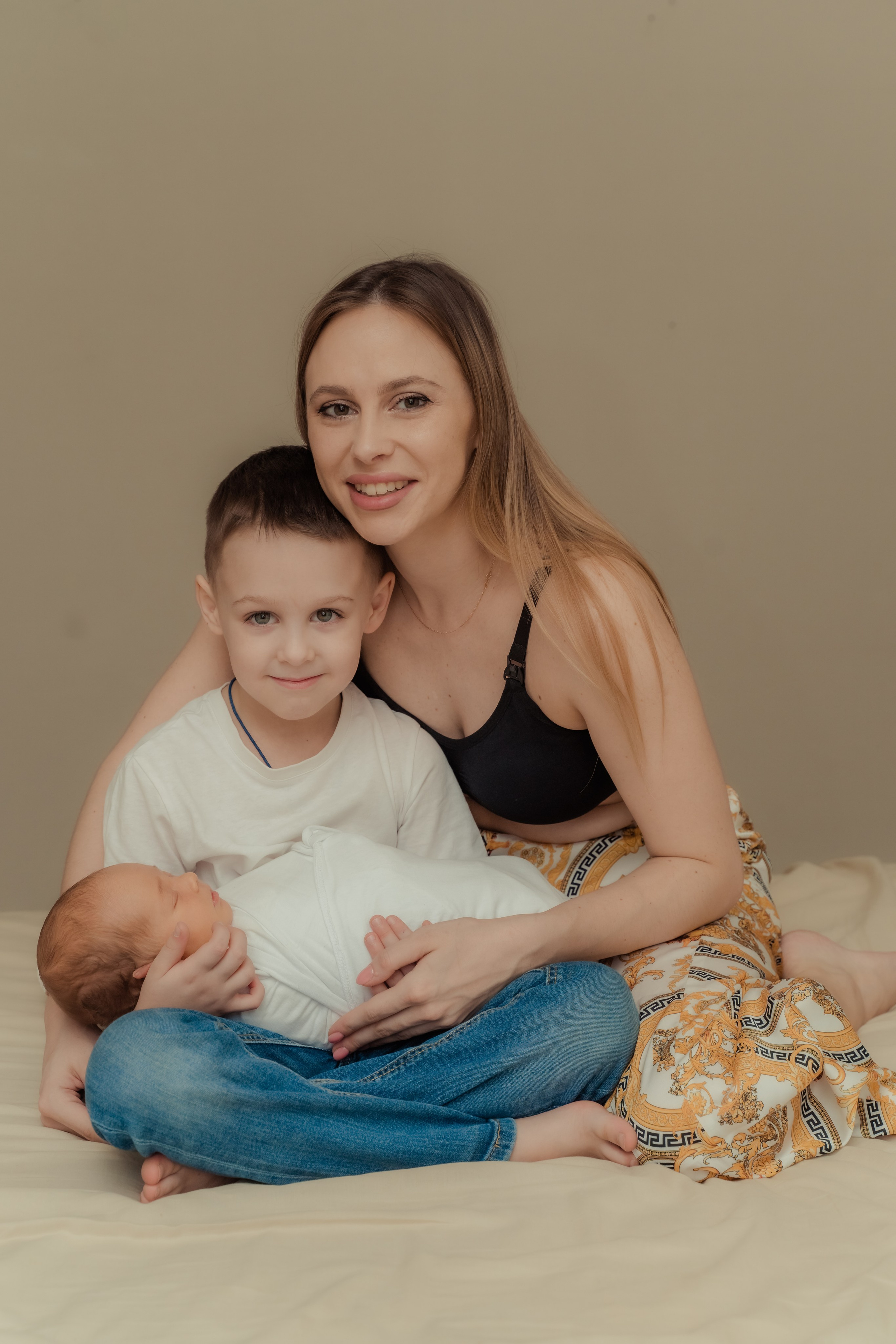 Фотосъемка новорожденного в минималистичном стиле