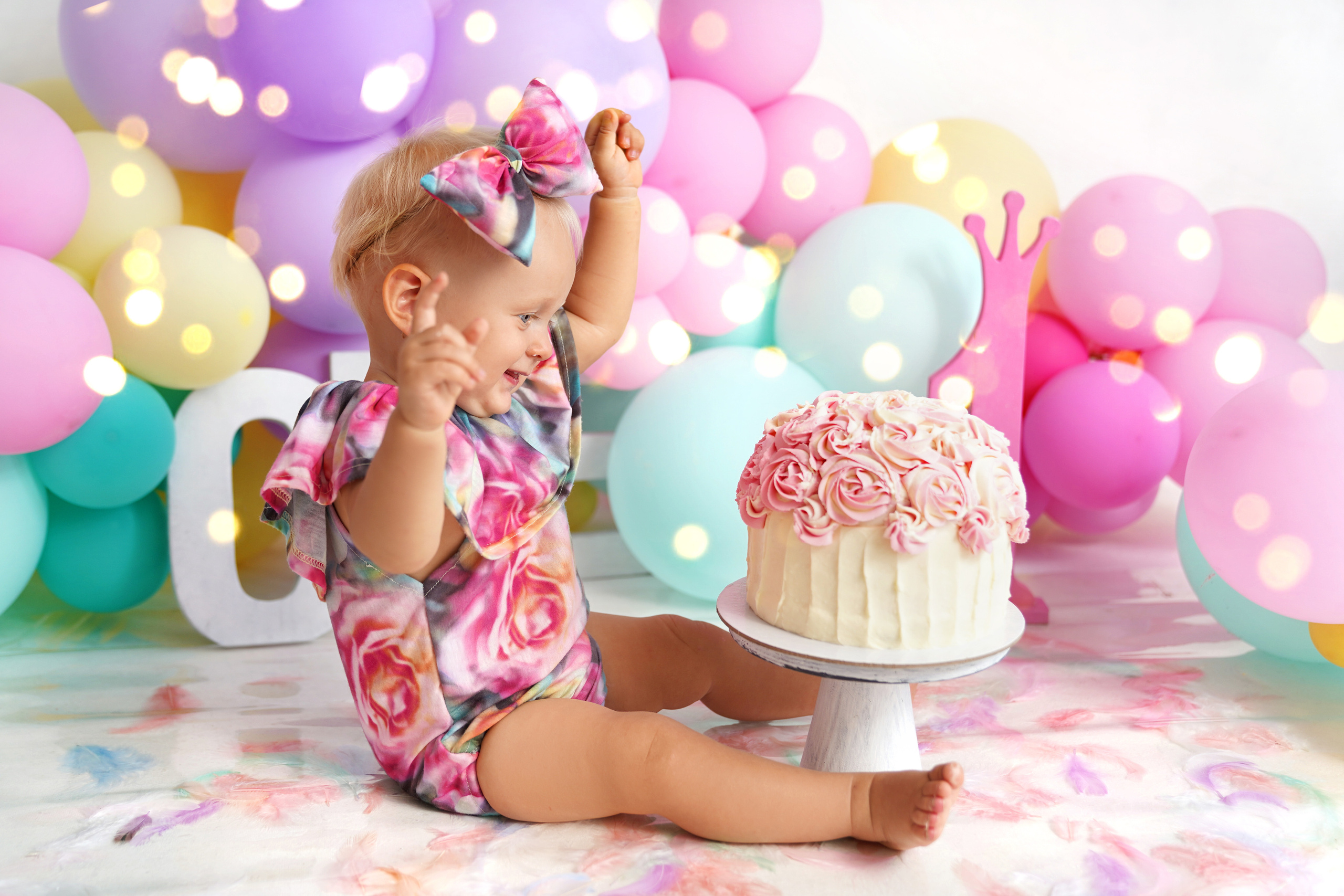 Фотосессия ГОДОВАСИЕ. Фотограф новорожденных, детей до года и беременных в Симферополе