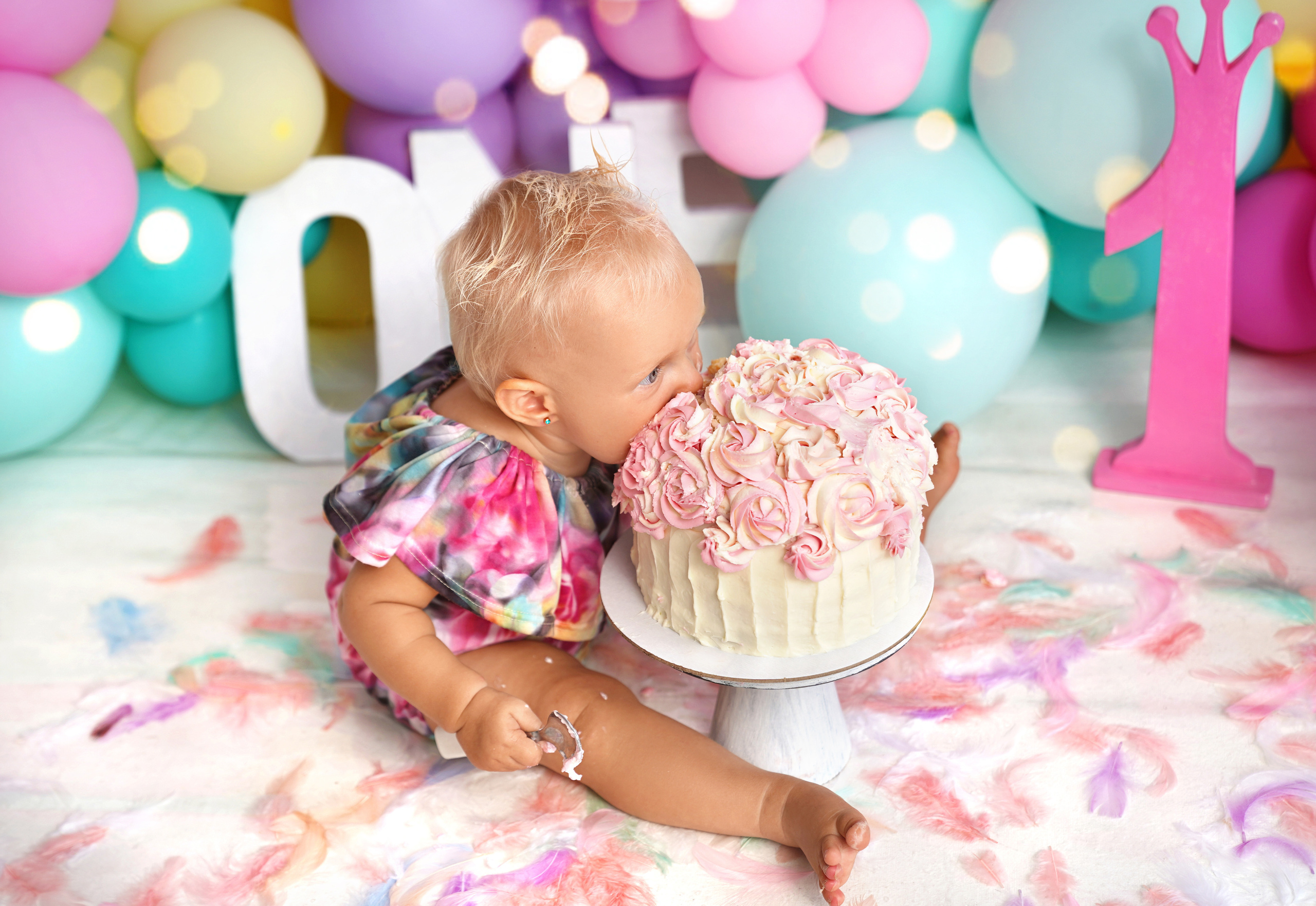 Фотосессия ГОДОВАСИЕ. Фотограф новорожденных, детей до года и беременных в Симферополе