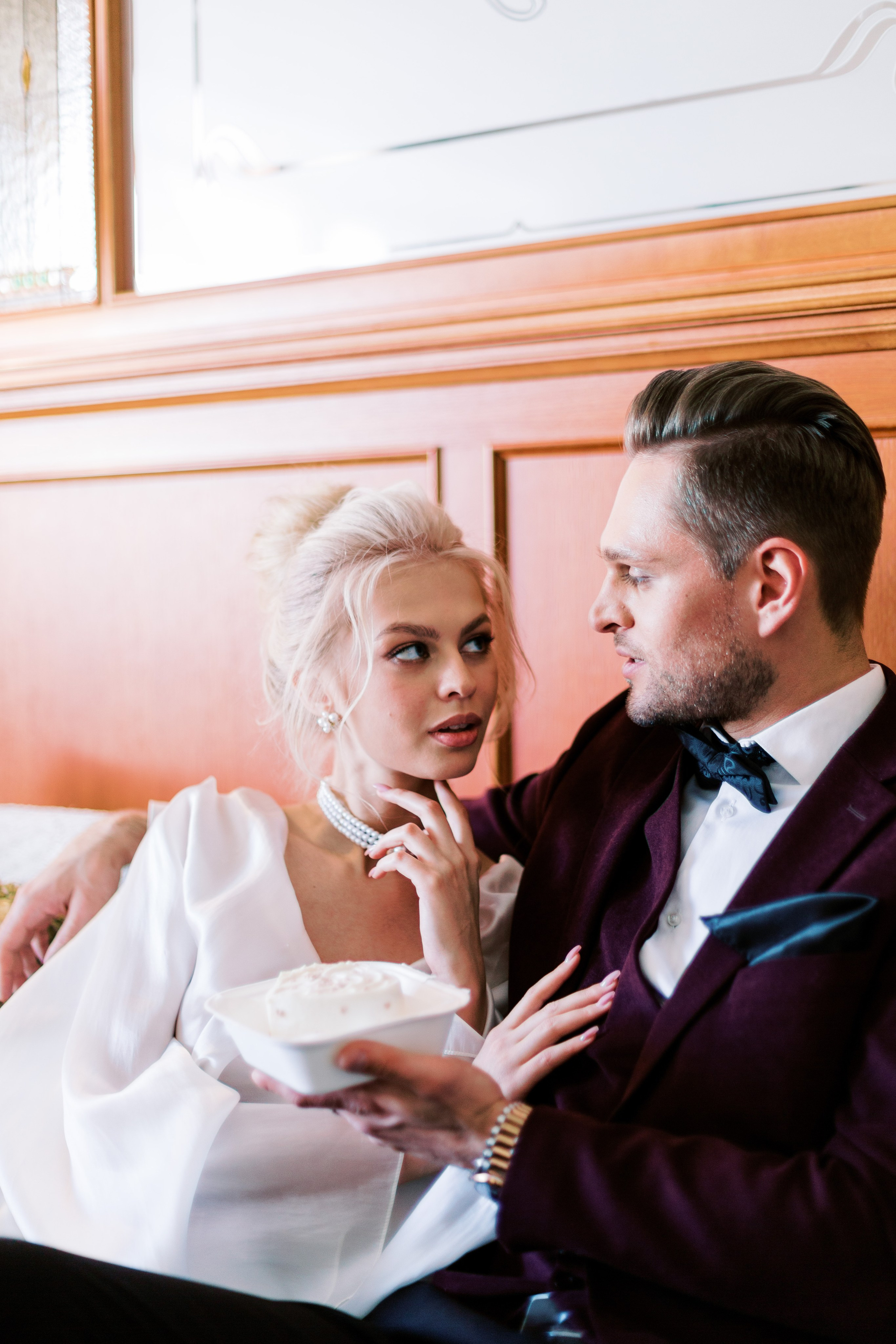 Свадебная фотосессия в Москве, отель Hotel Russo-Balt