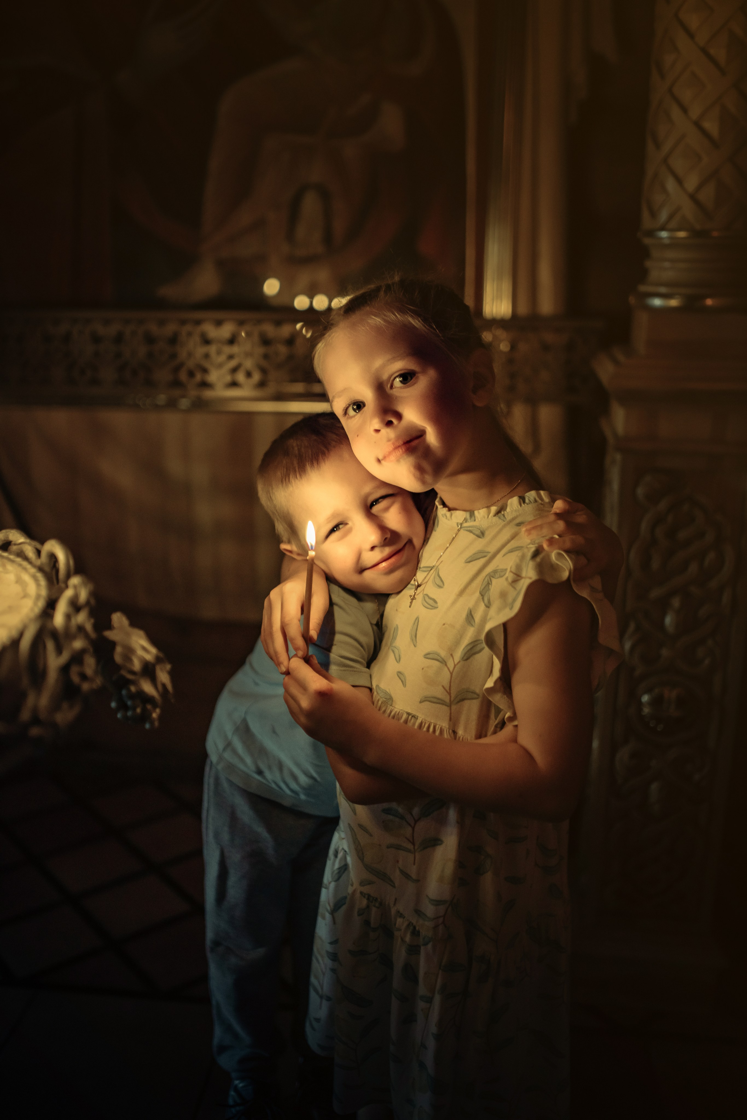 Таинство крещения Игоря, храм Святой Троицы, Минск