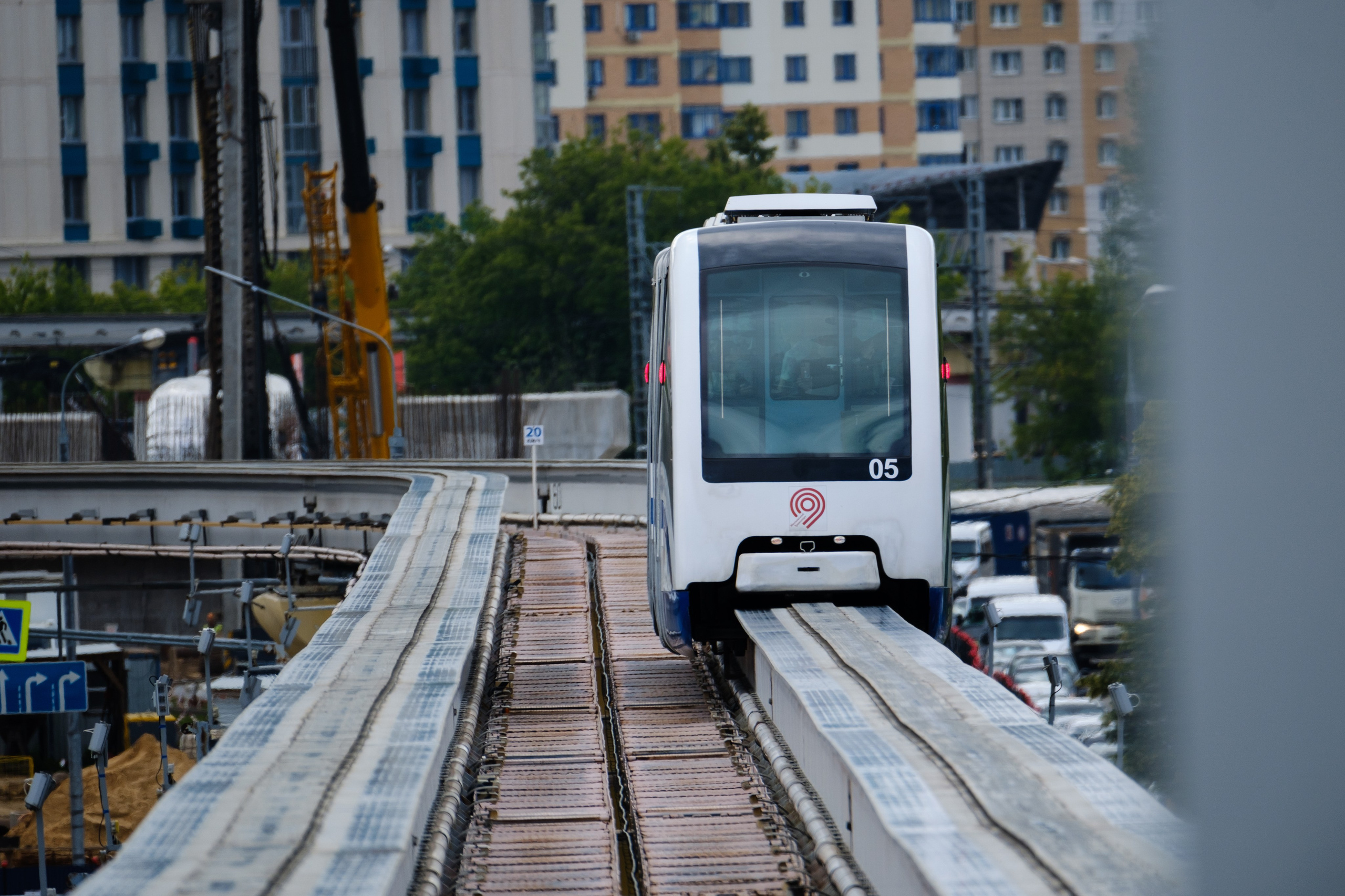 Московский монорельс. Сайт фотографа Дмитрия Батенёва