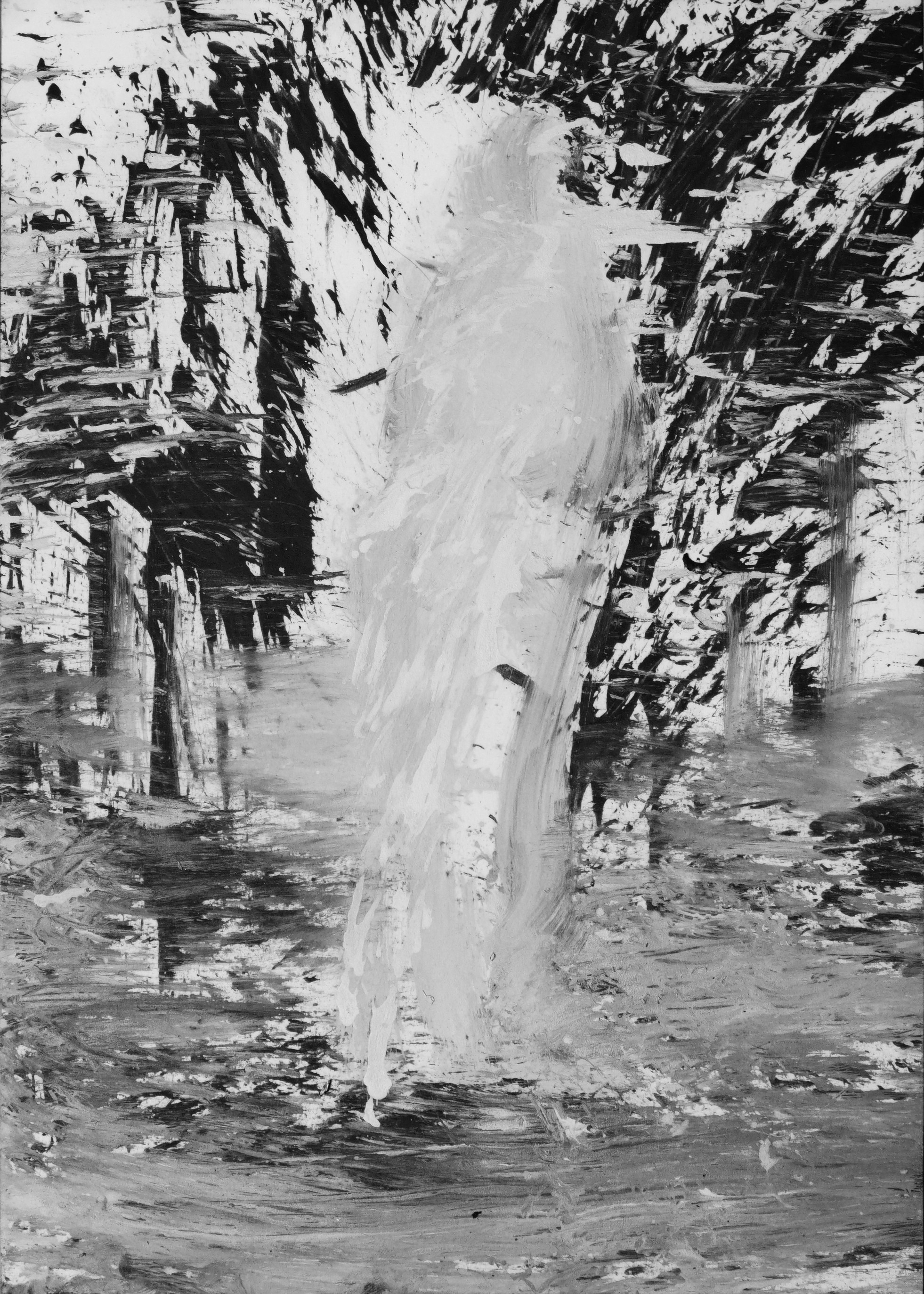 Св. Себастьян. Бумага масло, 30×20 см, 2025