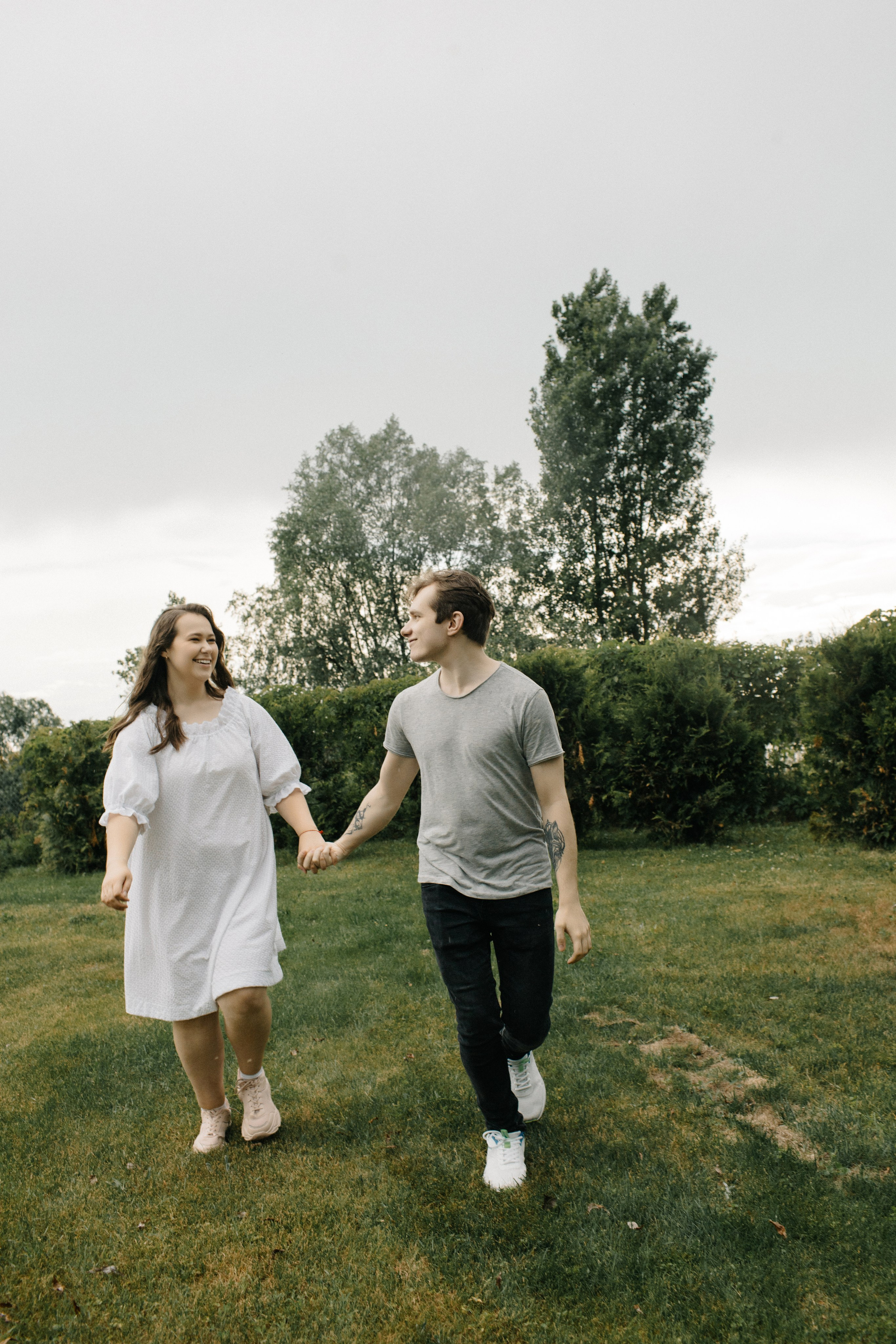 Никита и Виктория. Love Story под дождём в усадьбе «Хорошее место». Сергеев Алексей. Фотограф