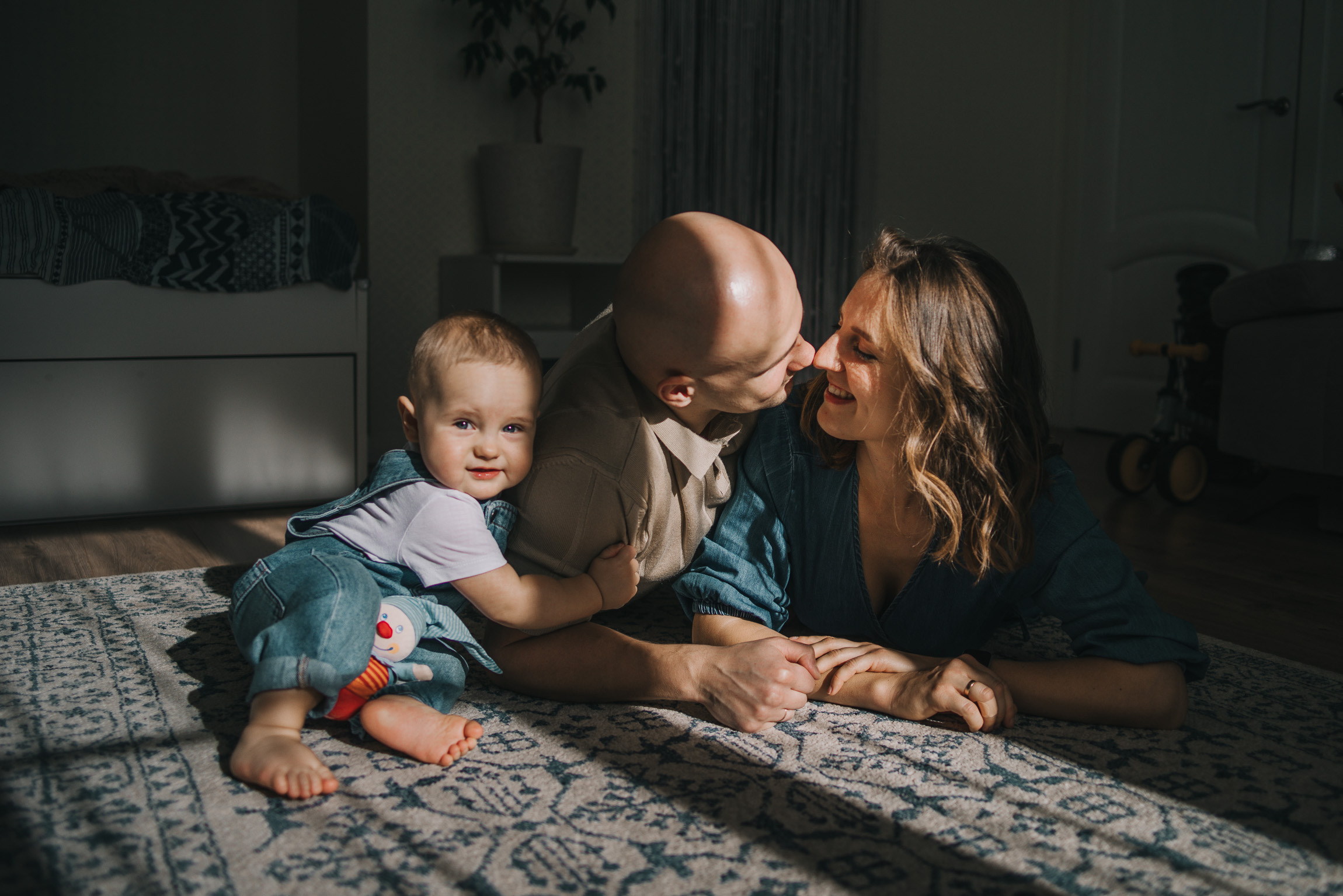 1 год Ромы. Фотограф новорожденных в стиле lifestyle в Воронеже Юлия Ключникова