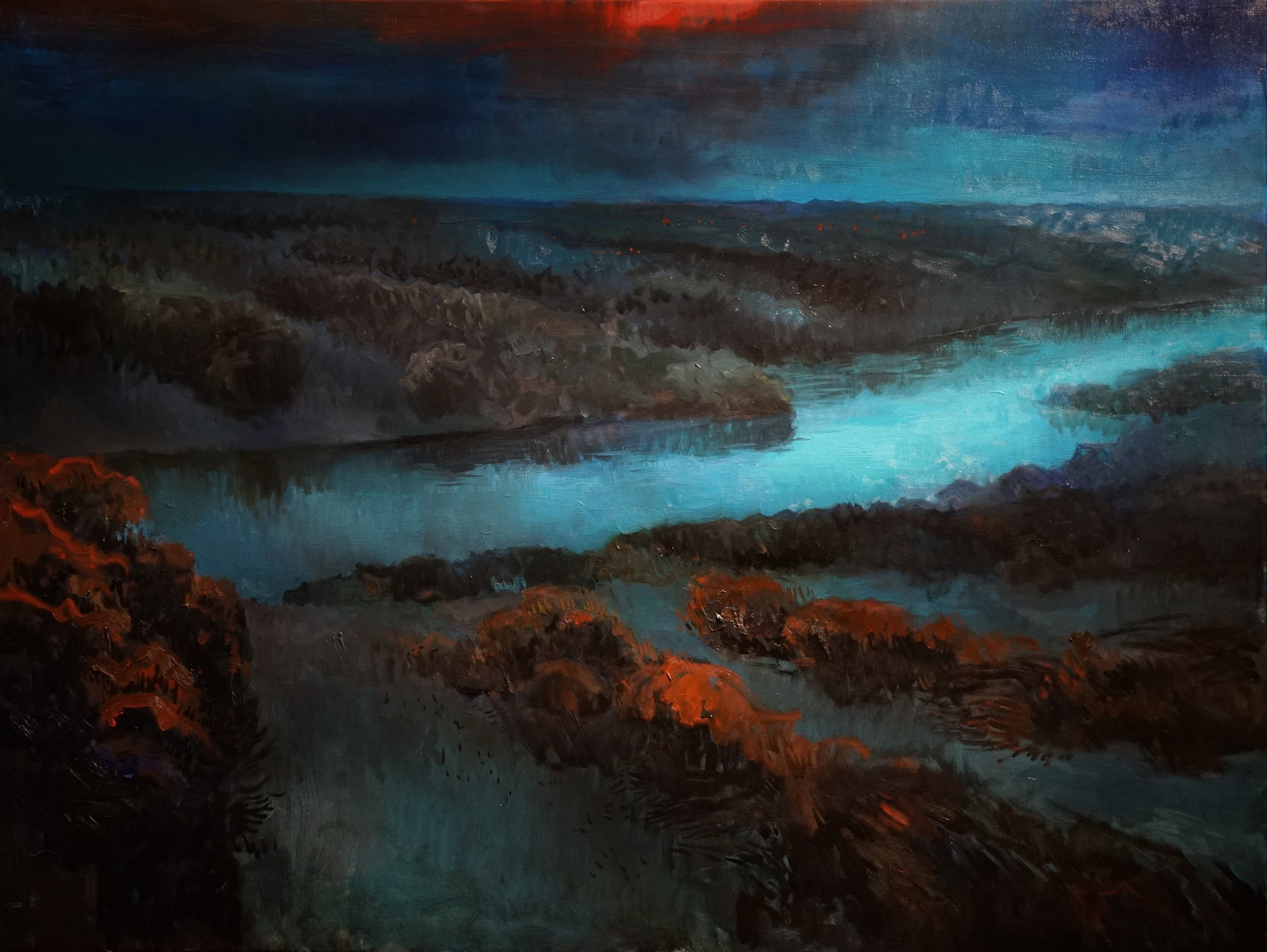 2026. Paintings by the artist Sergey Ratchin