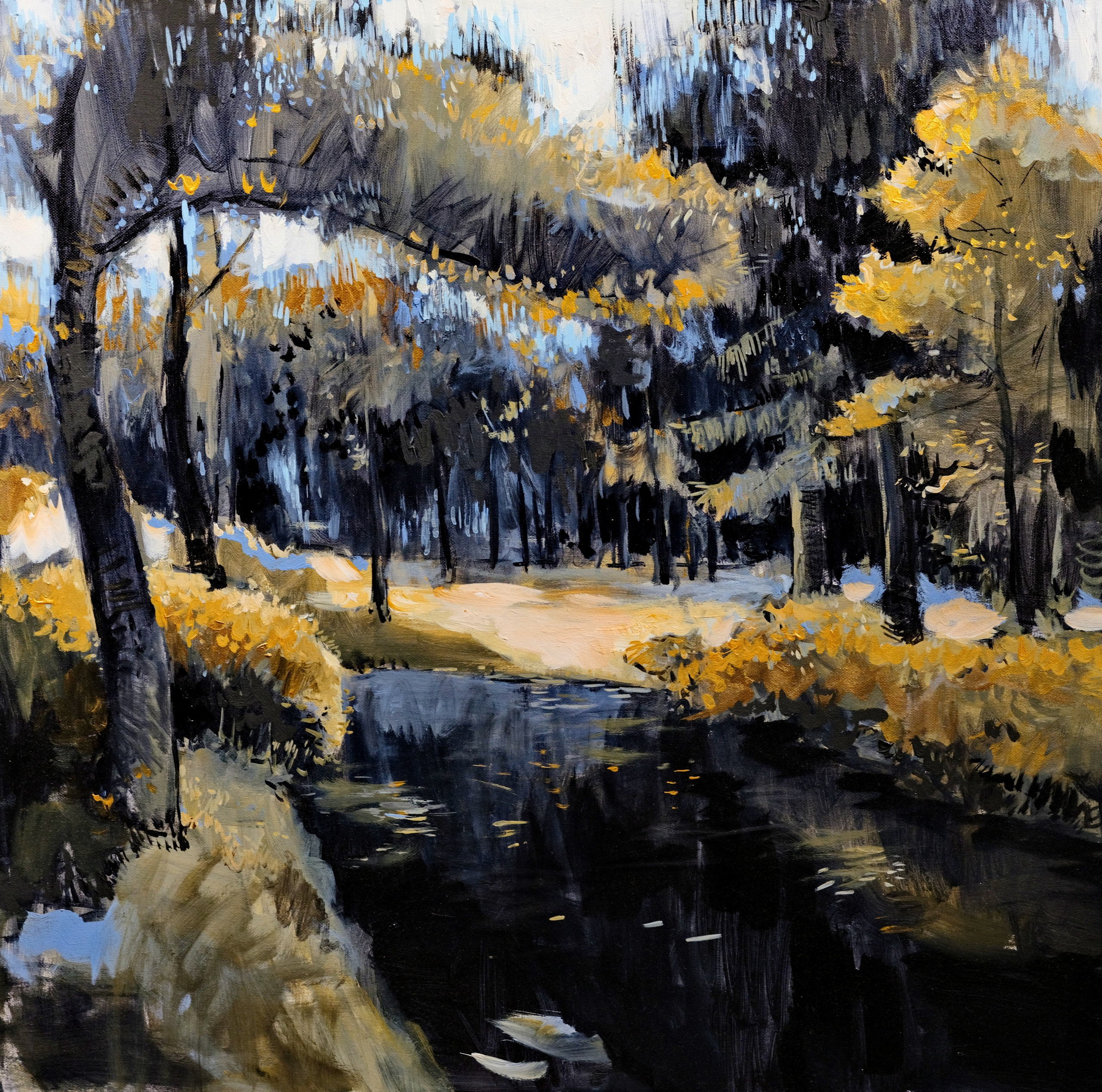 2026. Paintings by the artist Sergey Ratchin