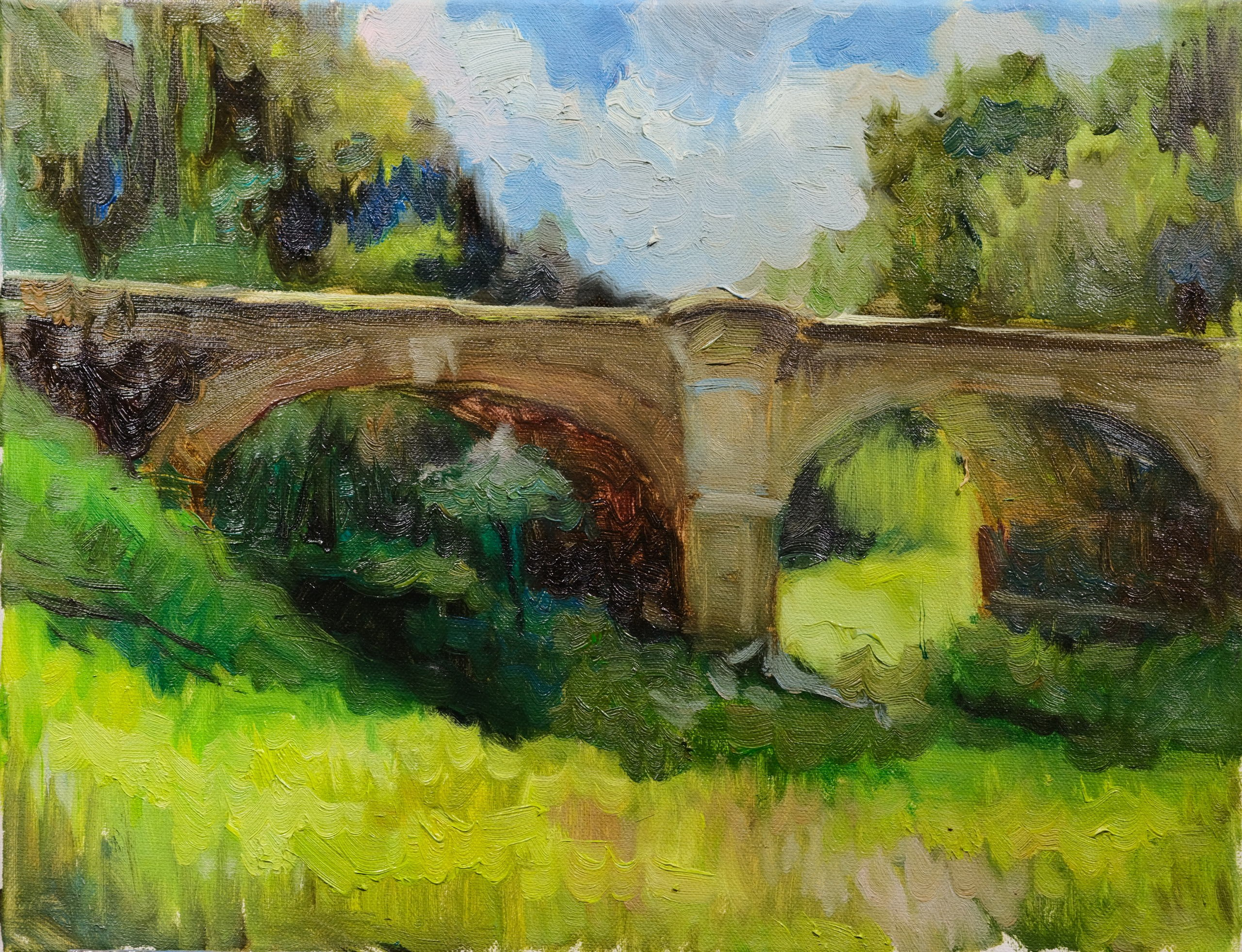 2026. Paintings by the artist Sergey Ratchin