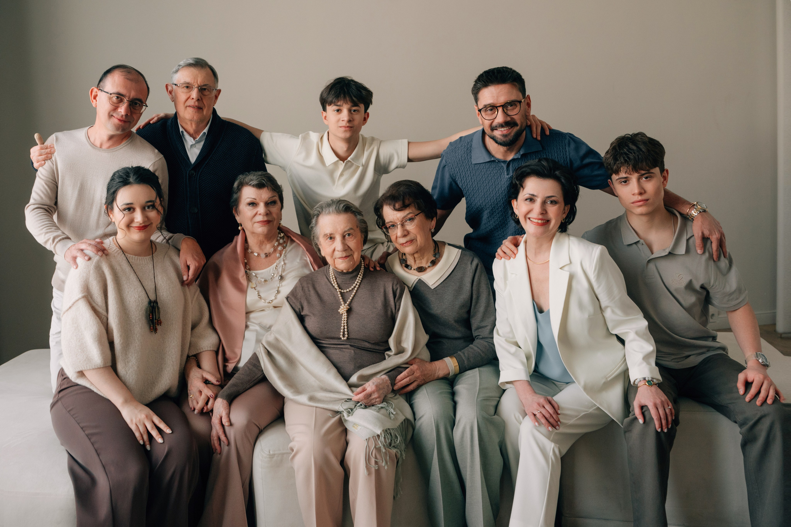 Фотосессия к 100-летию бабушки