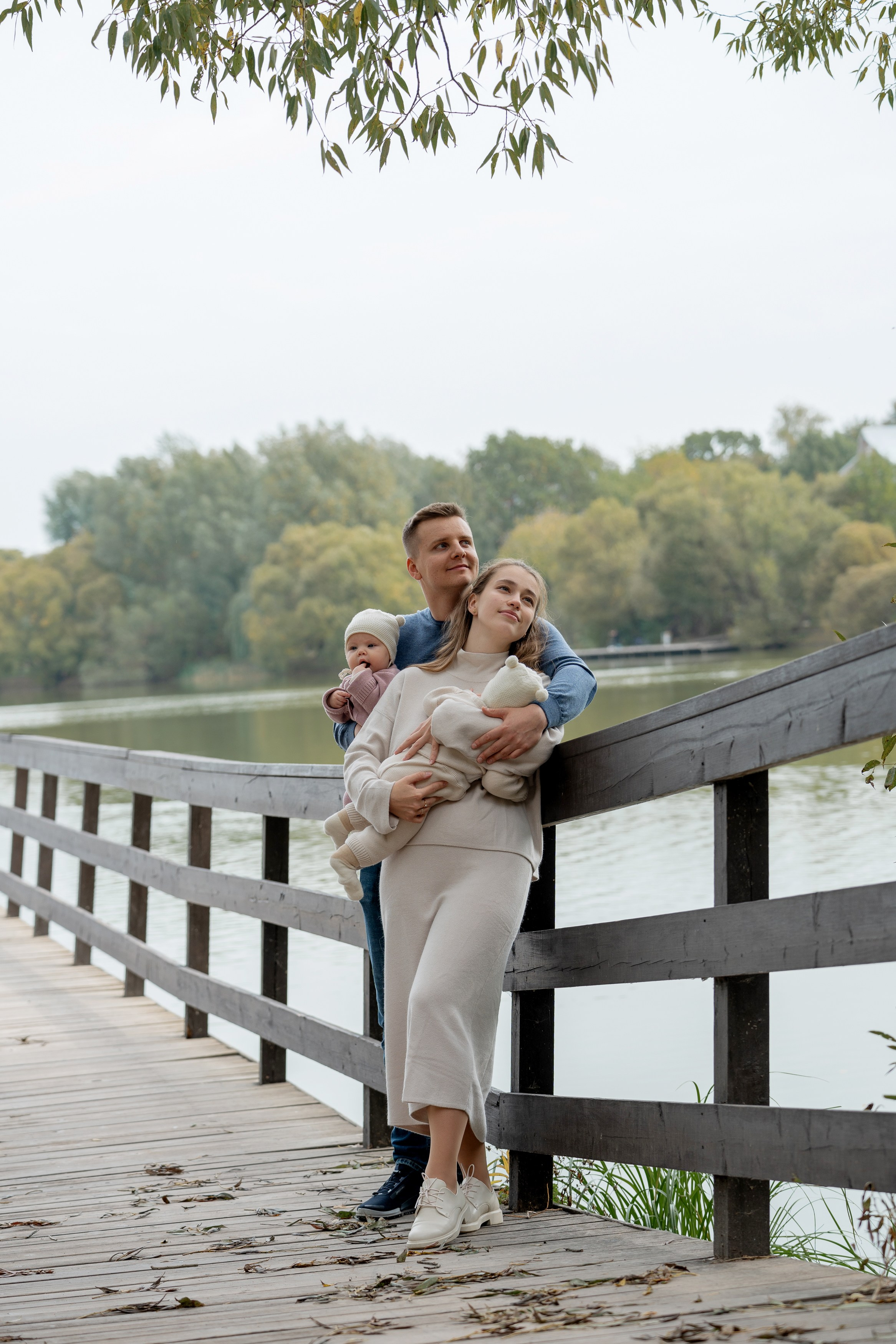 Семейная фотосессия в парке. Портретный фотограф Олеся Владимирова в Москве