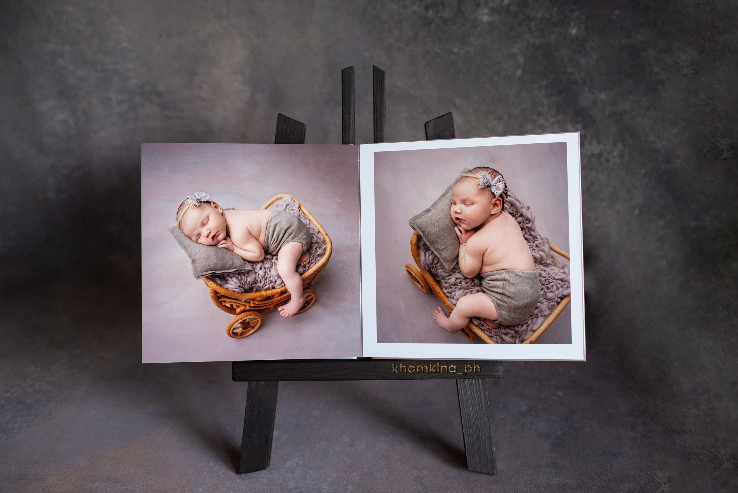 Фотокниги. Детский фотограф новорождённых в Барнауле Ксения Хомкина
