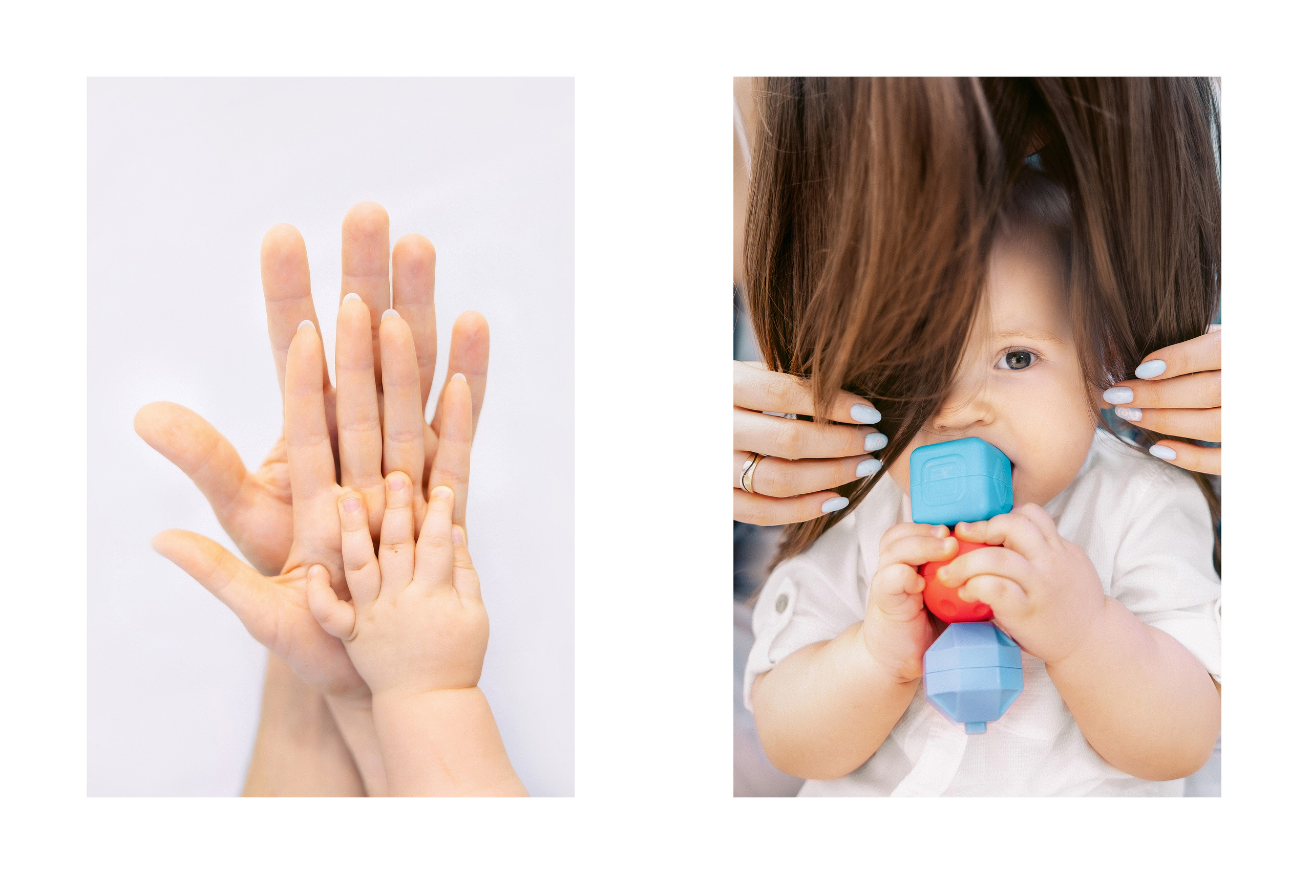 идея для фото с руками семья