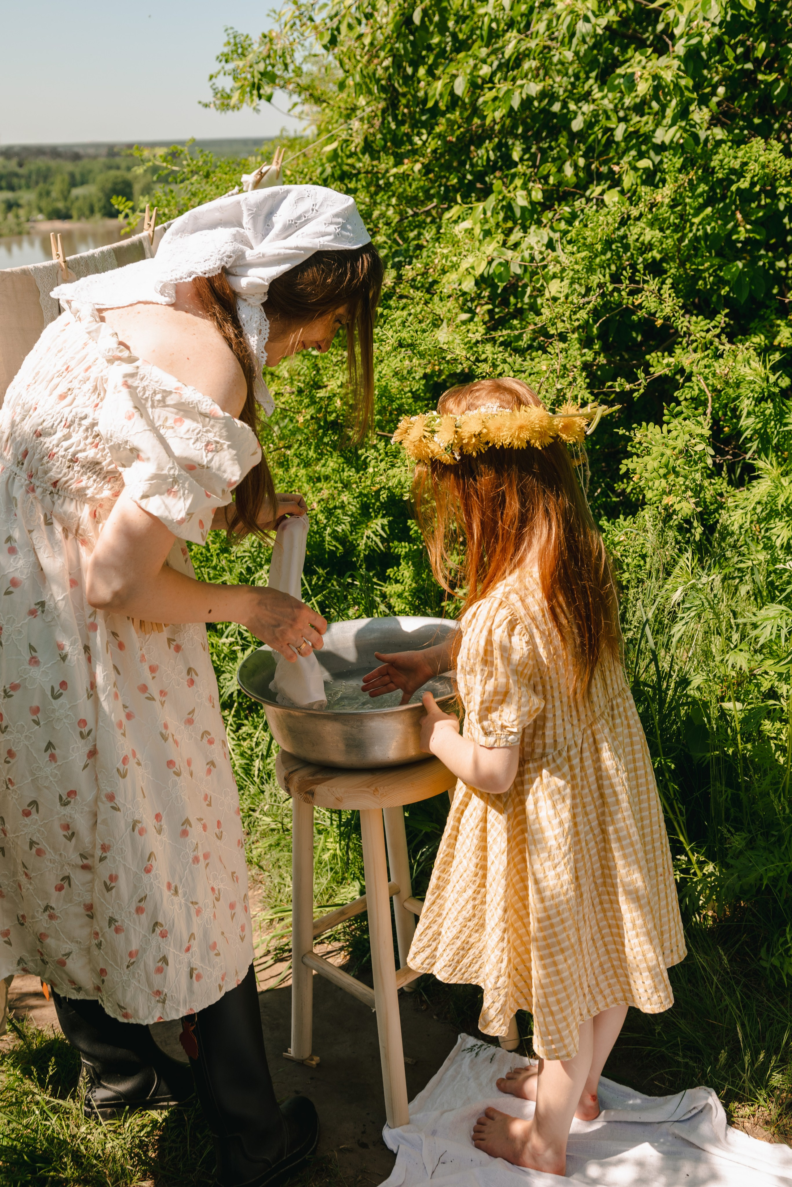 Стирка в глубинке. Фотограф в Томске Мария Март