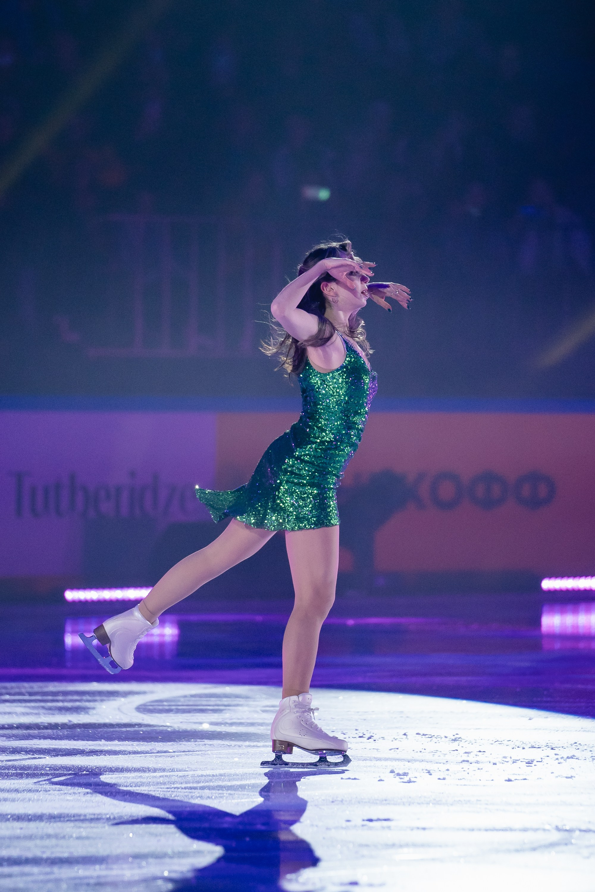 Шоу «Чемпионы на льду» в Новосибирске. Воробьева Ксения — Спортивный и танцевальный фотограф Новосибирск