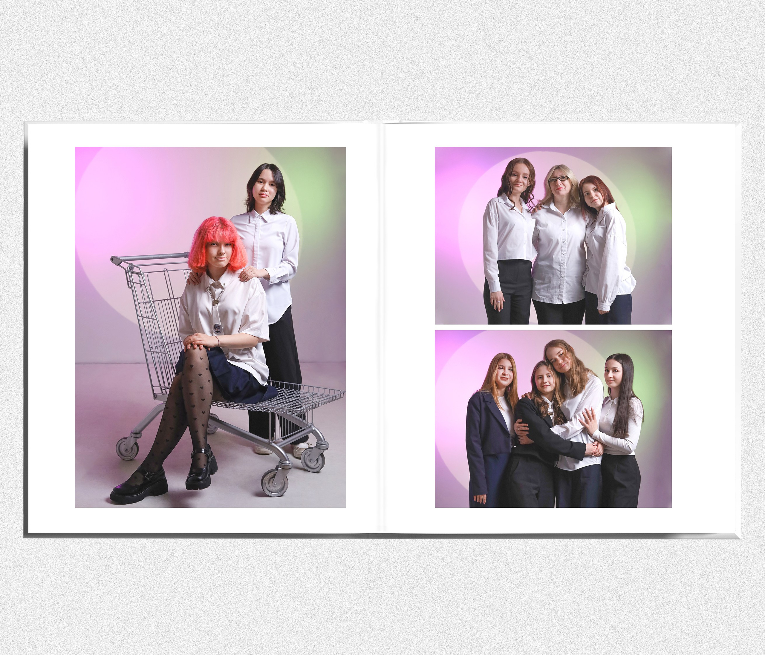 Альбом на окончание школы 9 и 11 класс «Симфония». Выпускные альбомы в Тюмени для школ, садов, вузов спортивных секций