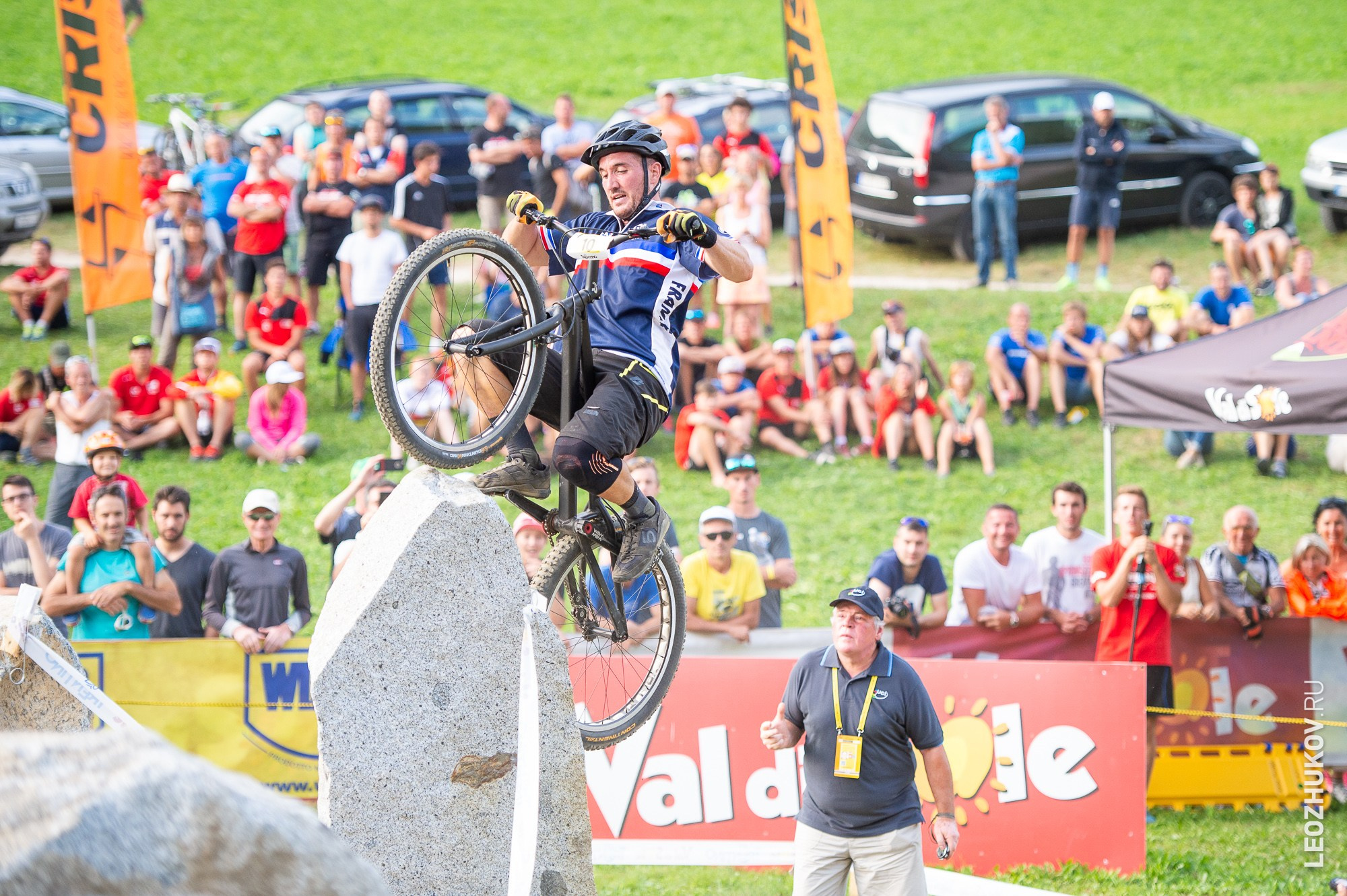 UCI Trials World Championships 2016 — finals. Sports photographer Leonid Zhukov