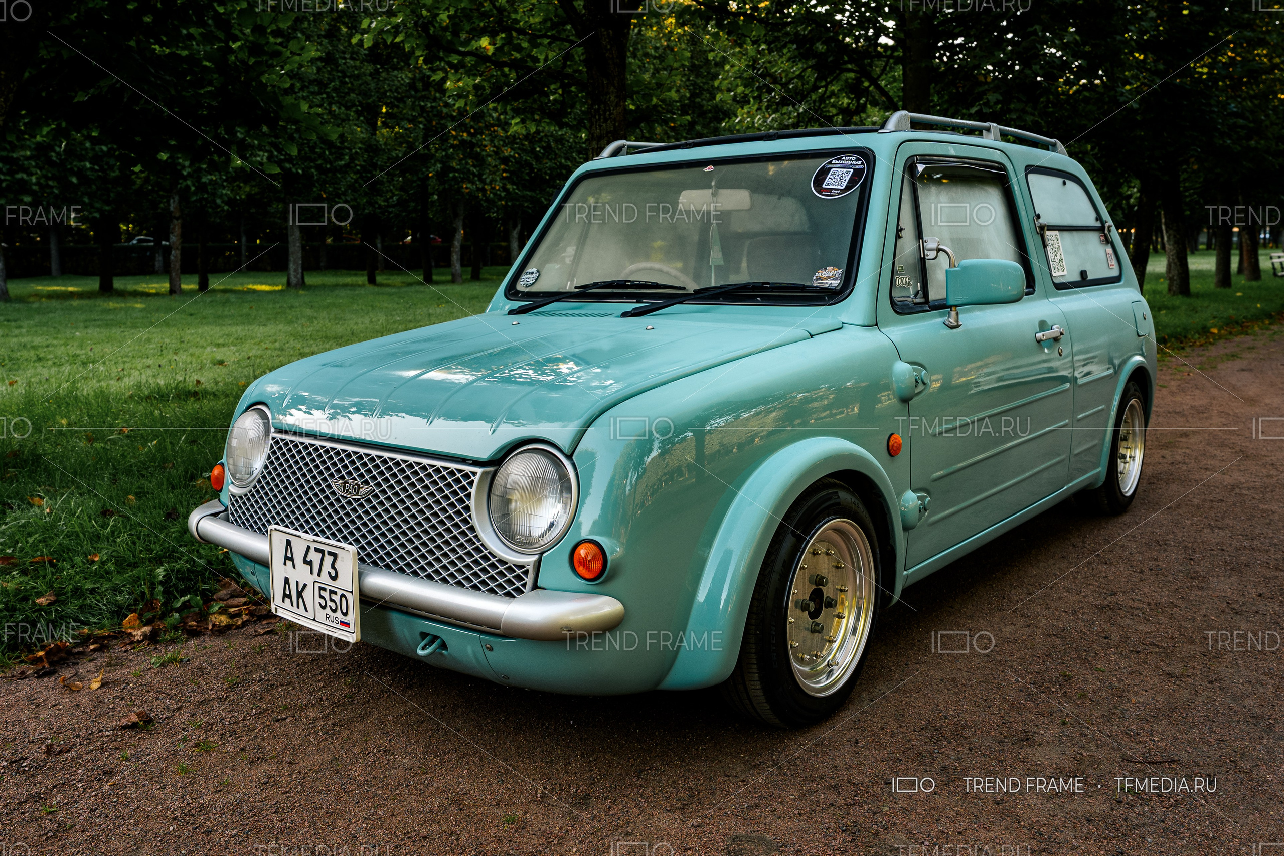 Nissan Pao на выставке Автовыходные 2025 в Архангельском — ретро автомобиль, фото TrendFrame