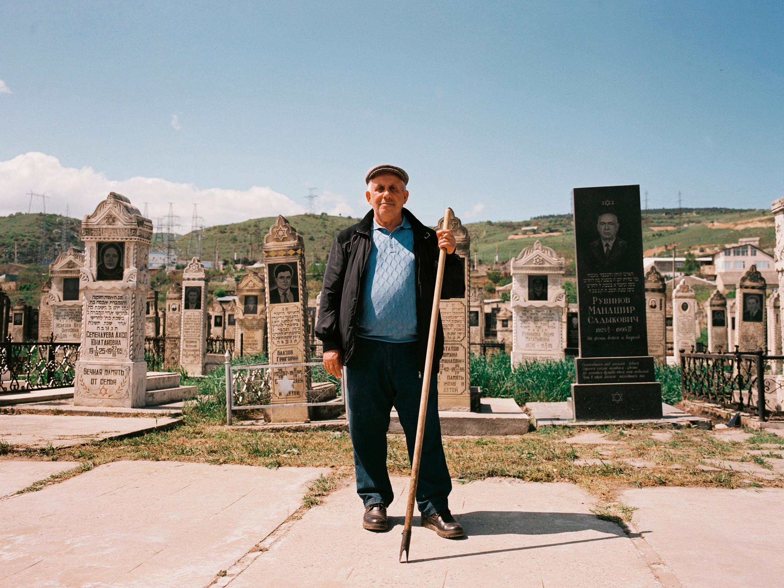 David Abramovich, a keeper of the old Jewish cemetery