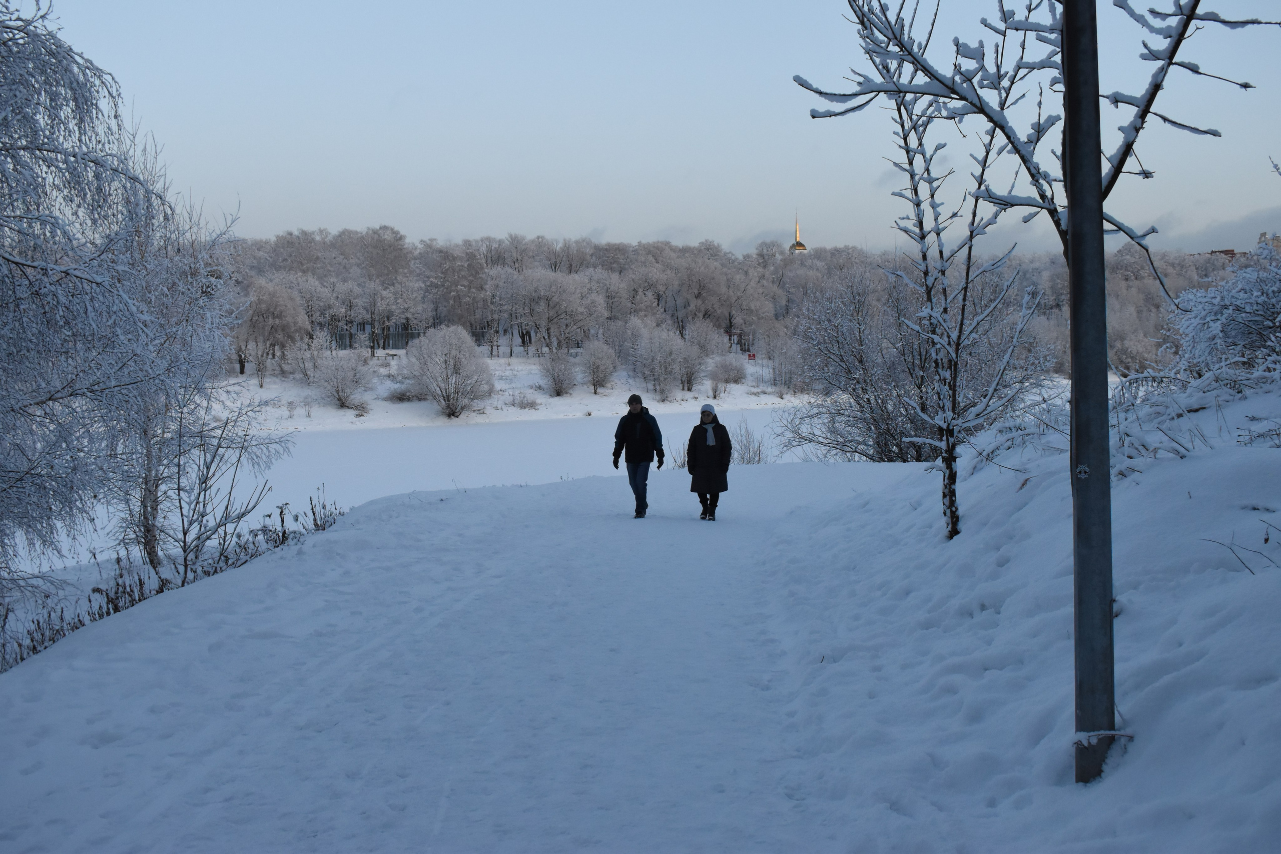 Последняя зимняя прогулка по городу в 2024 году. Фотограф Анатолий Мелентьев