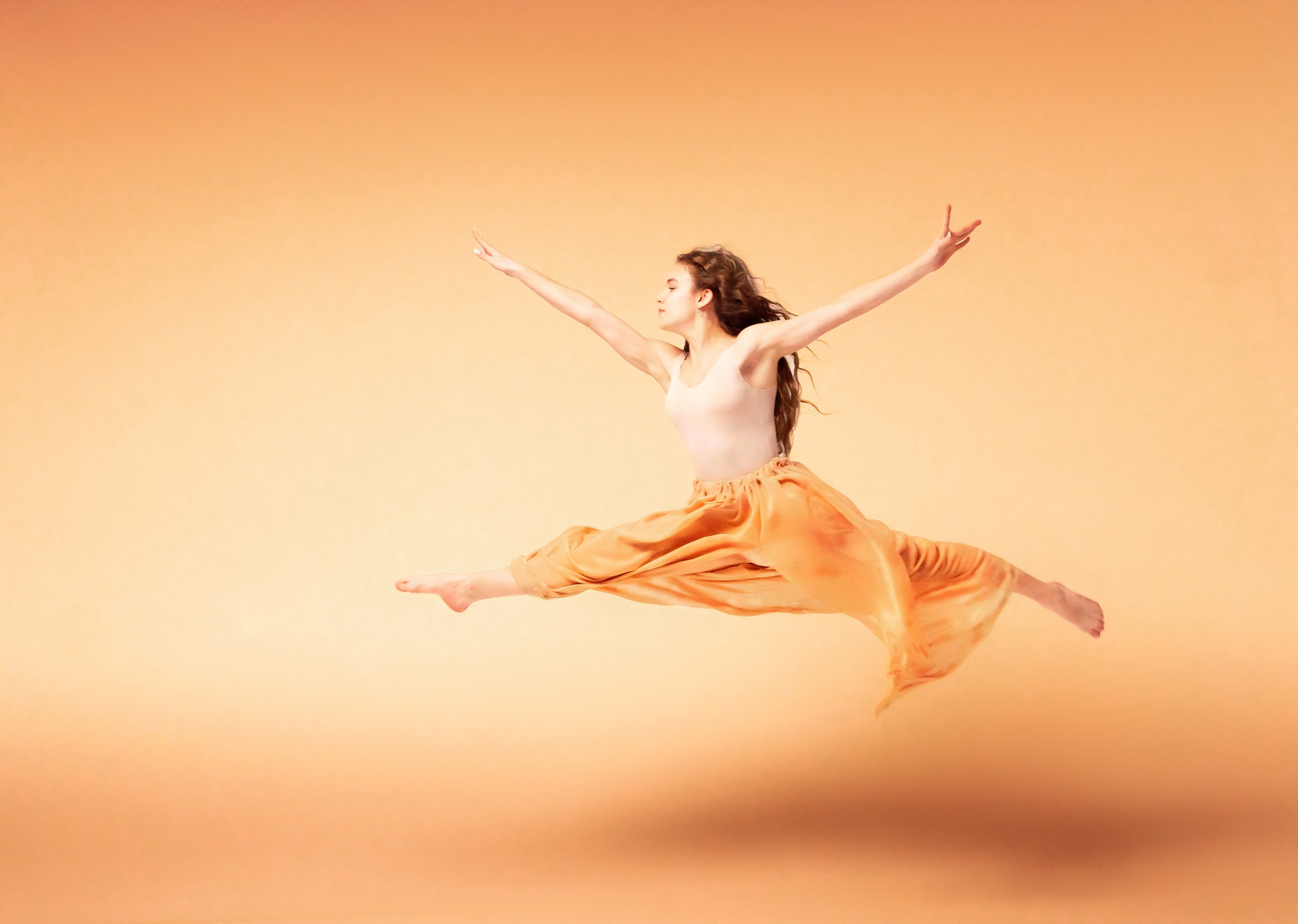 фотография в прыжке балерина