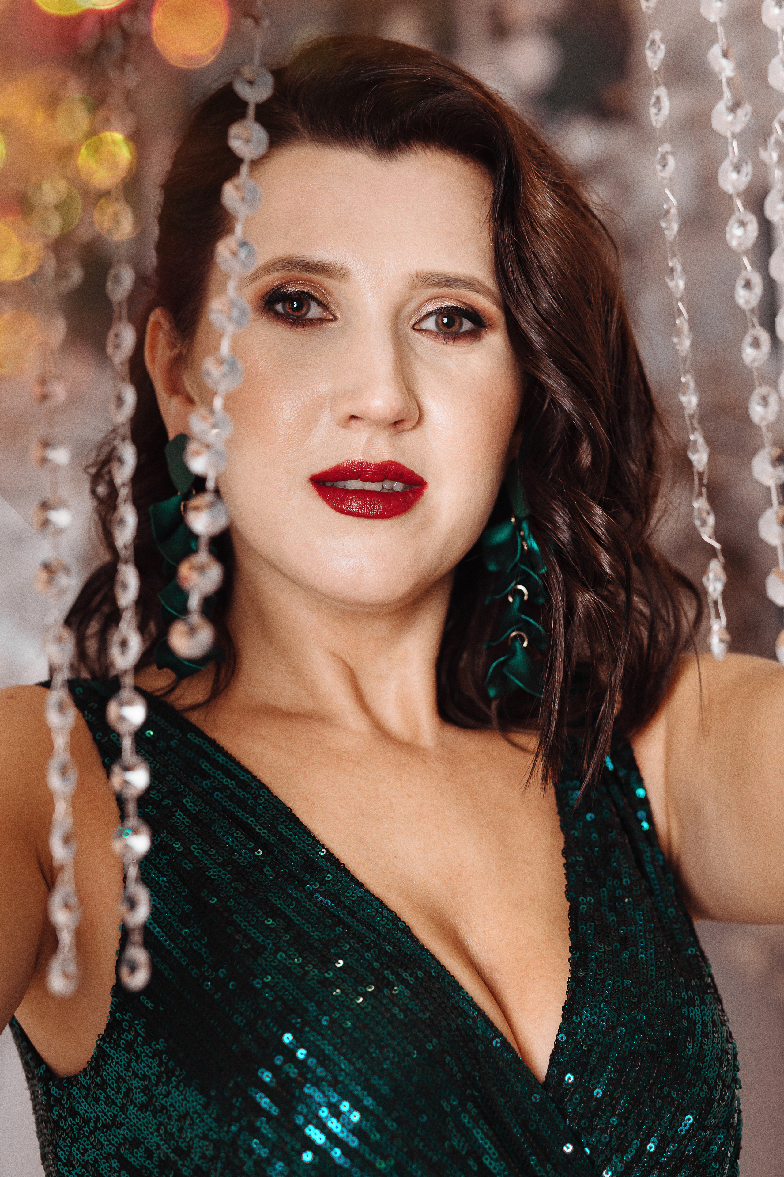 rina_sphoto, фотограф Катерина Сысуева,Екатерина Сысуева, Рина Сысуева, женский фотограф Москва, профессиональный фотограф москва, новогодняя фотосессия, девушка в зеленом платье, женский портрет, фотопроект, фотодень