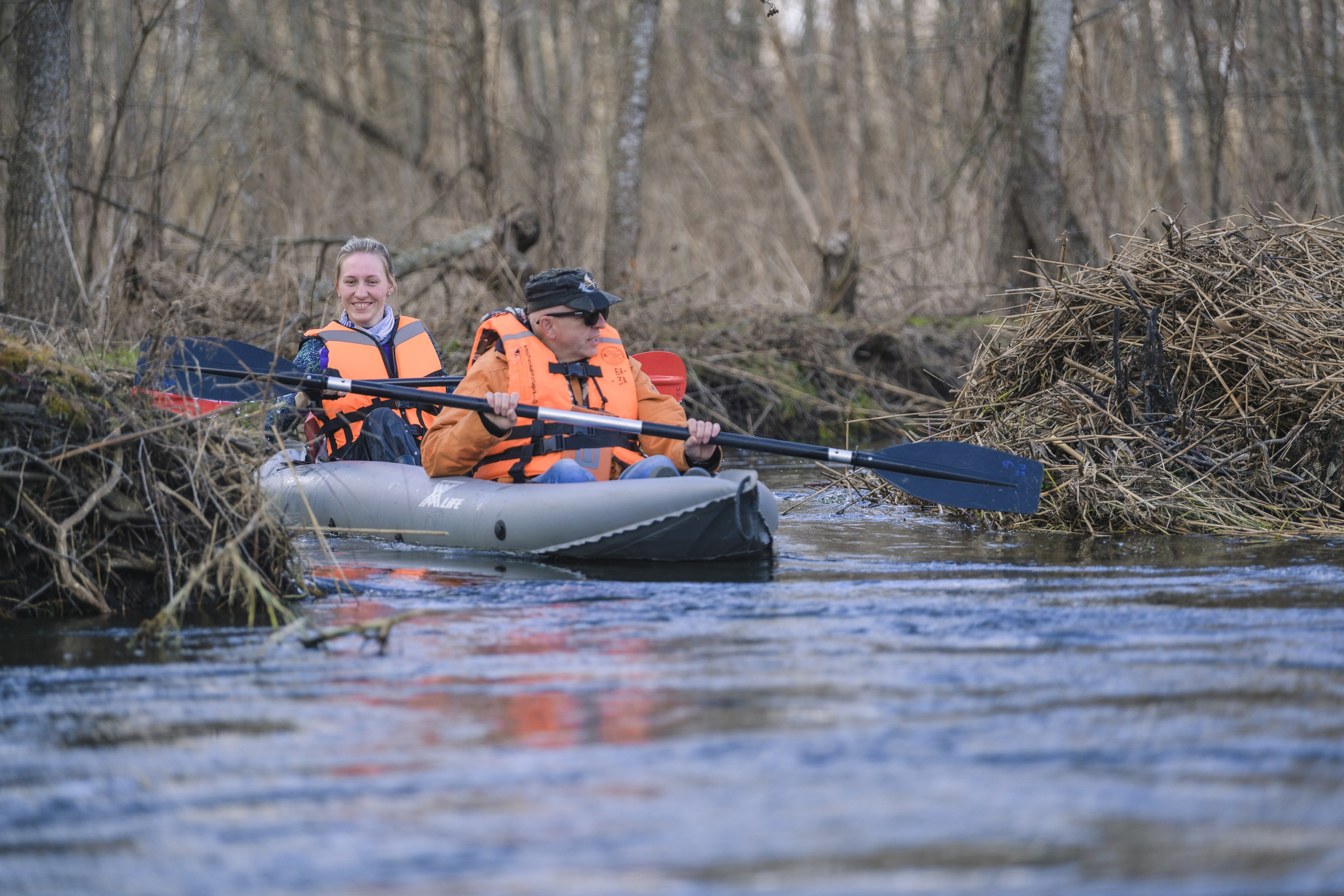 Сплав по реке Ипа 28 марта 2026 года. Репортажный фотограф Владимир Беляй