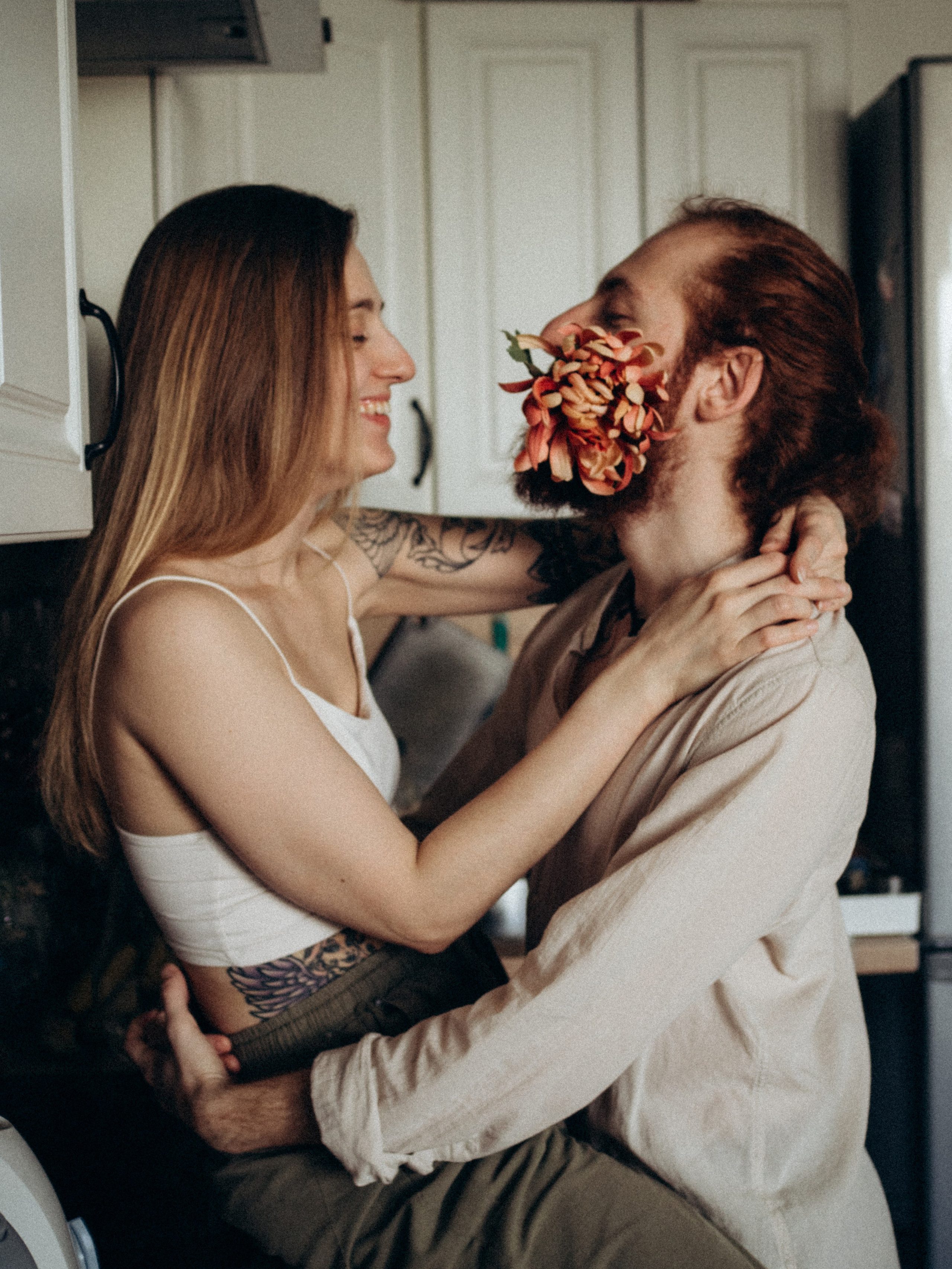 Парная фотосессия в домашних условиях