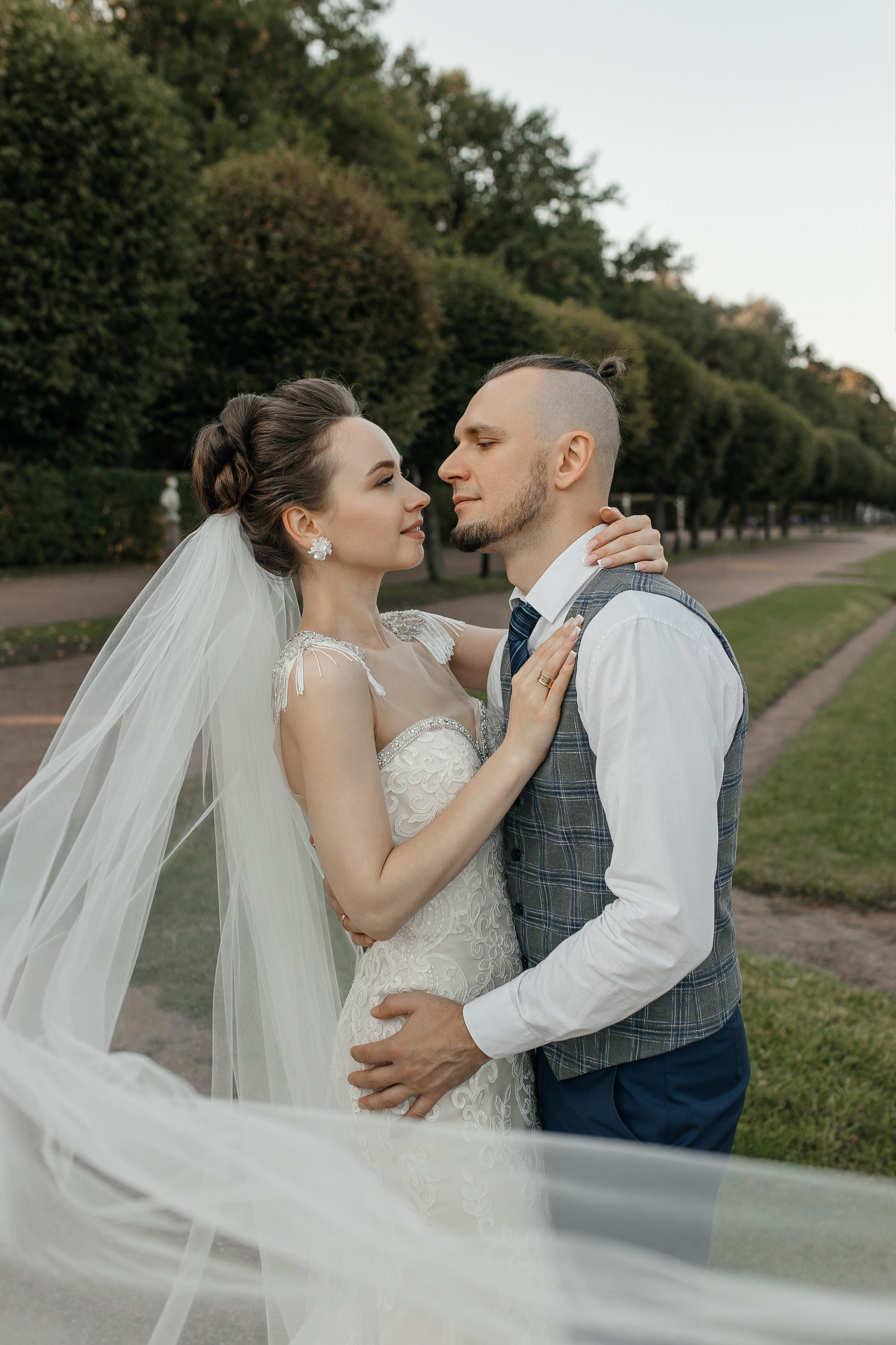 Свадебная фотосессия в усадьбе Кусково