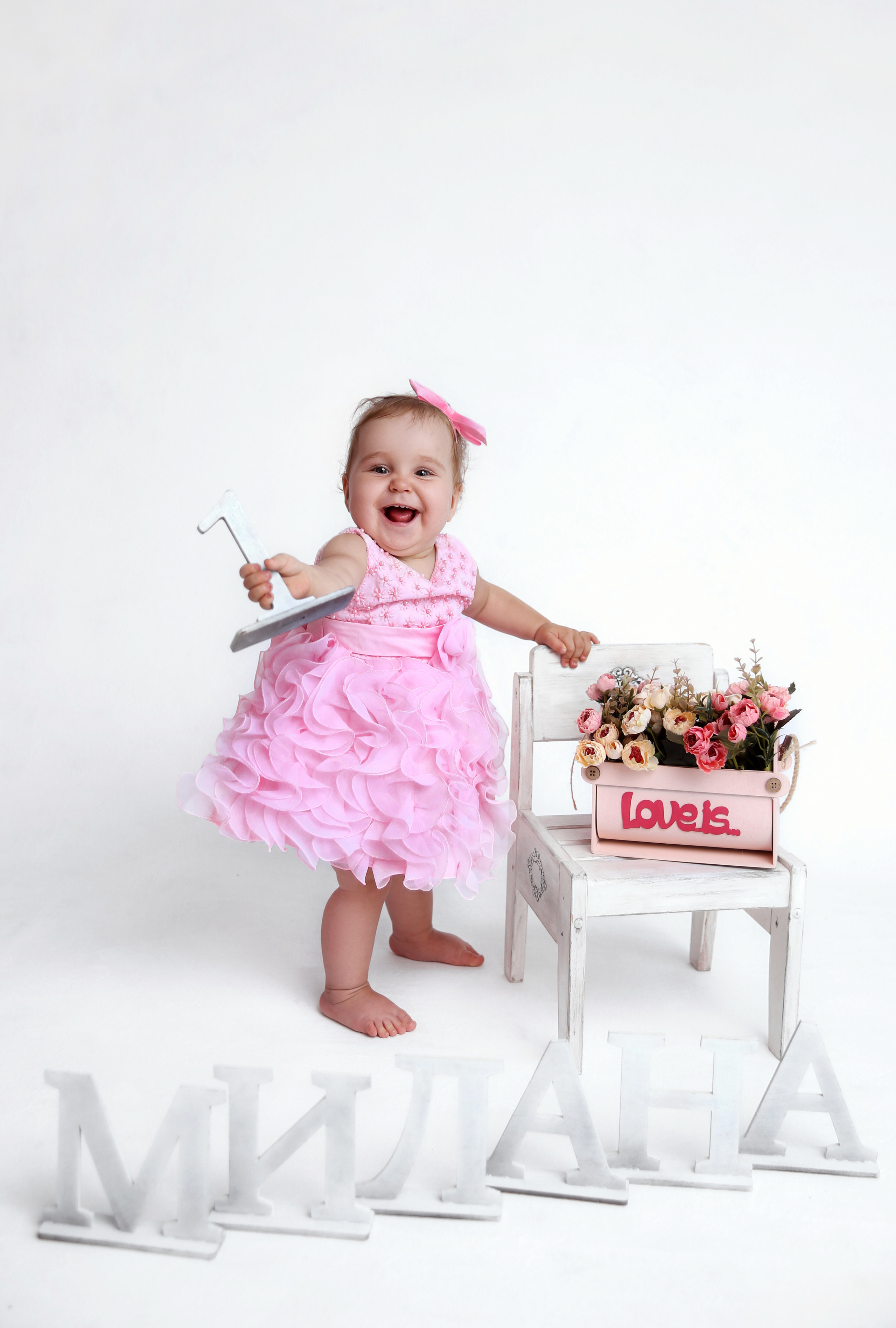 Фотосессия ГОДОВАСИЕ. Фотограф новорожденных, детей до года и беременных в Симферополе