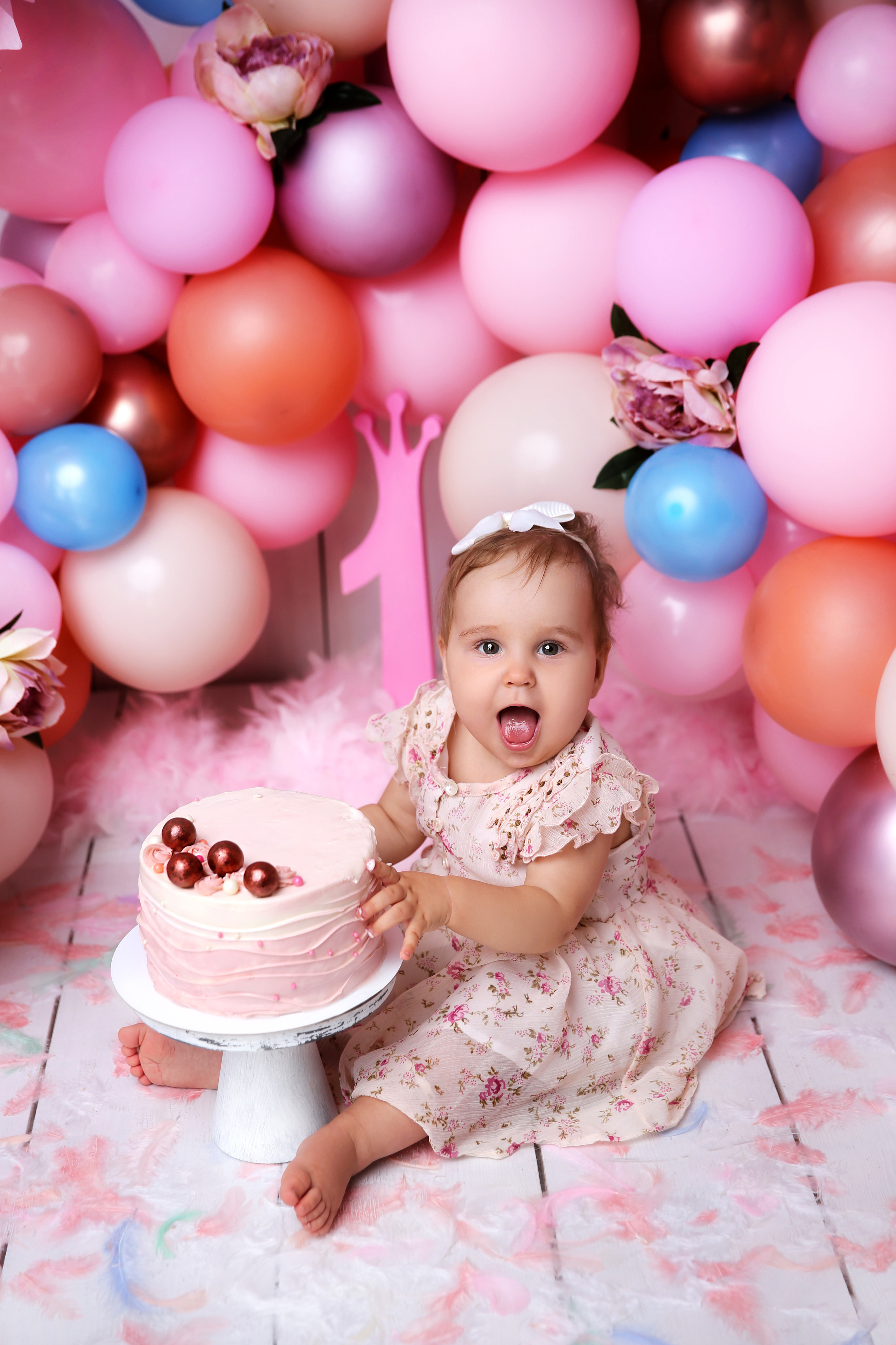 Фотосессия ГОДОВАСИЕ. Фотограф новорожденных, детей до года и беременных в Симферополе