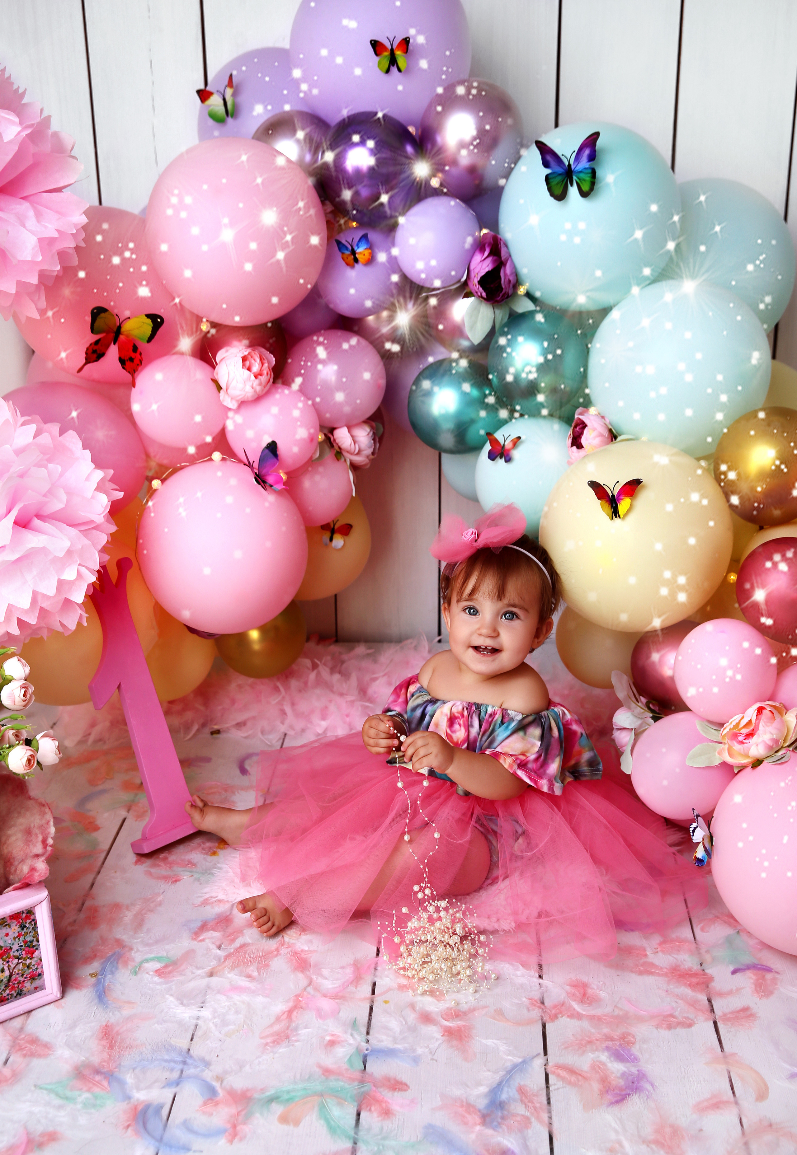 Фотосессия ГОДОВАСИЕ. Фотограф новорожденных, детей до года и беременных в Симферополе