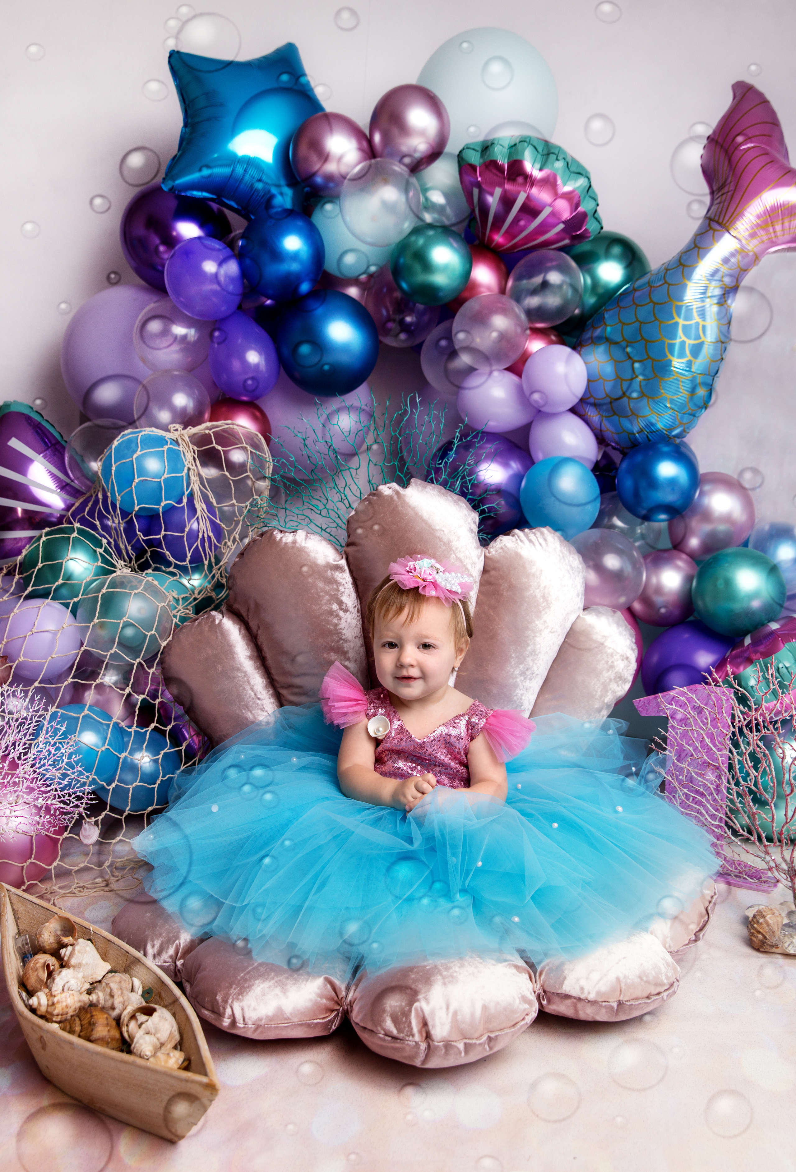 Фотосессия ГОДОВАСИЕ. Фотограф новорожденных, детей до года и беременных в Симферополе