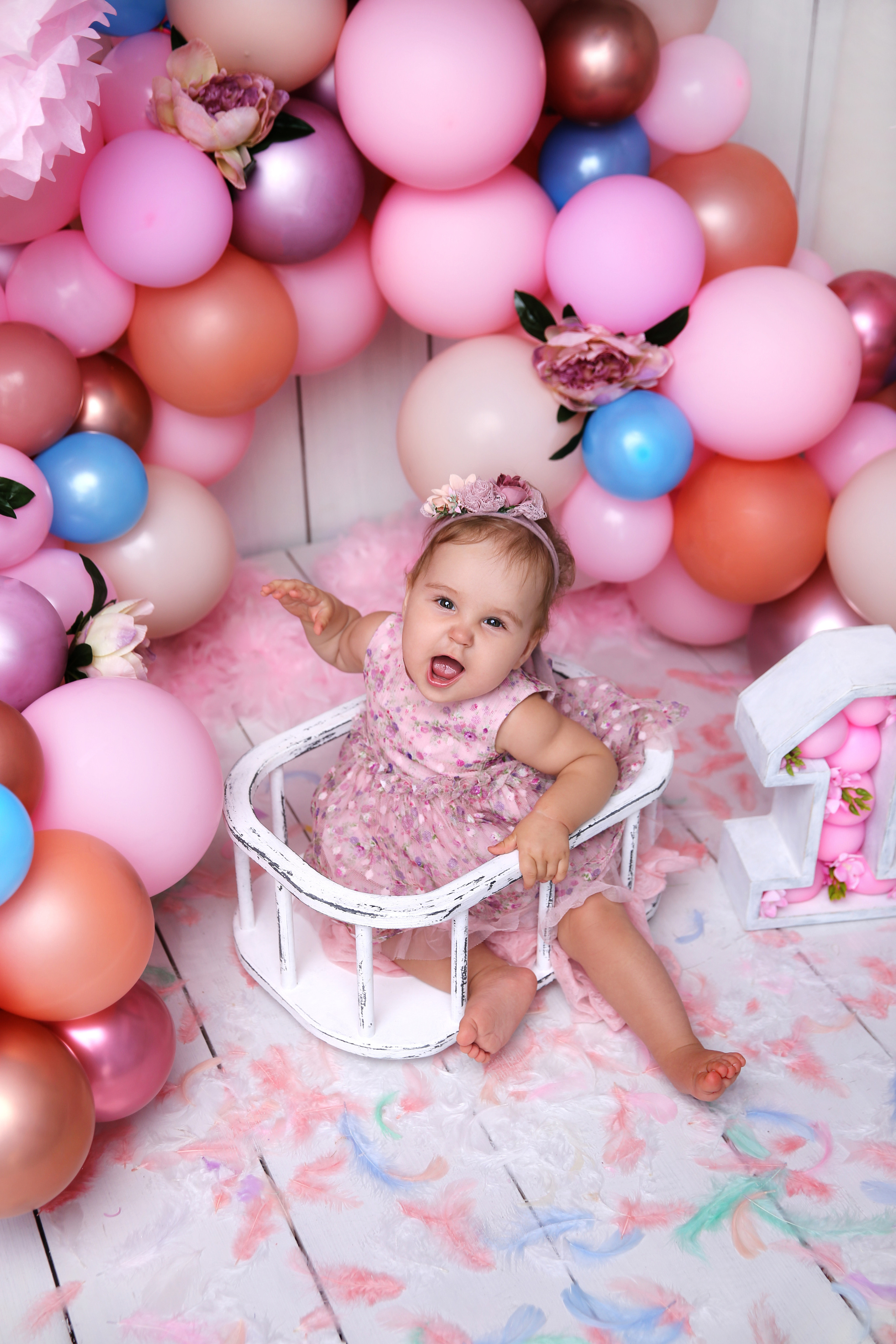 Фотосессия ГОДОВАСИЕ. Фотограф новорожденных, детей до года и беременных в Симферополе