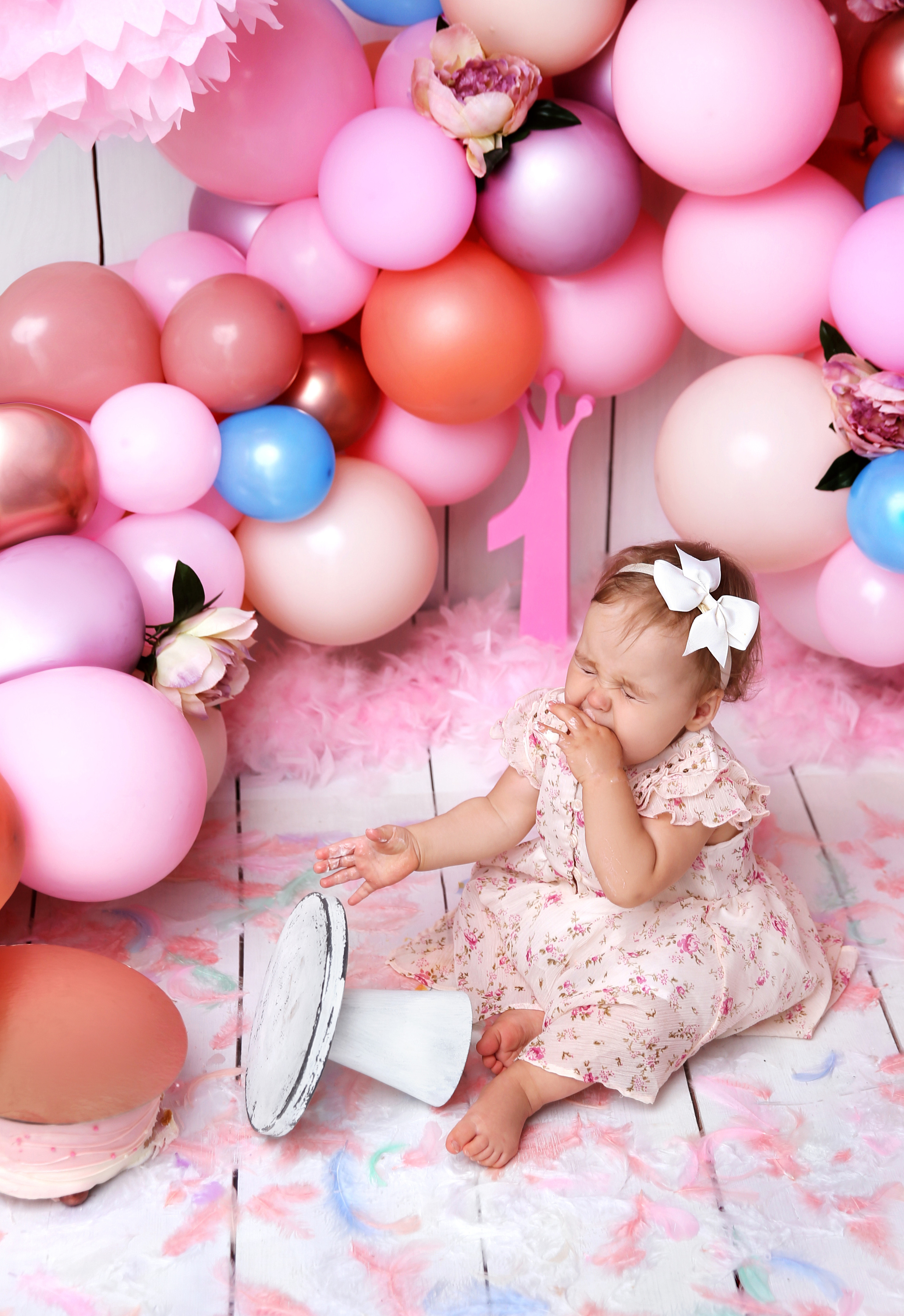 Фотосессия ГОДОВАСИЕ. Фотограф новорожденных, детей до года и беременных в Симферополе